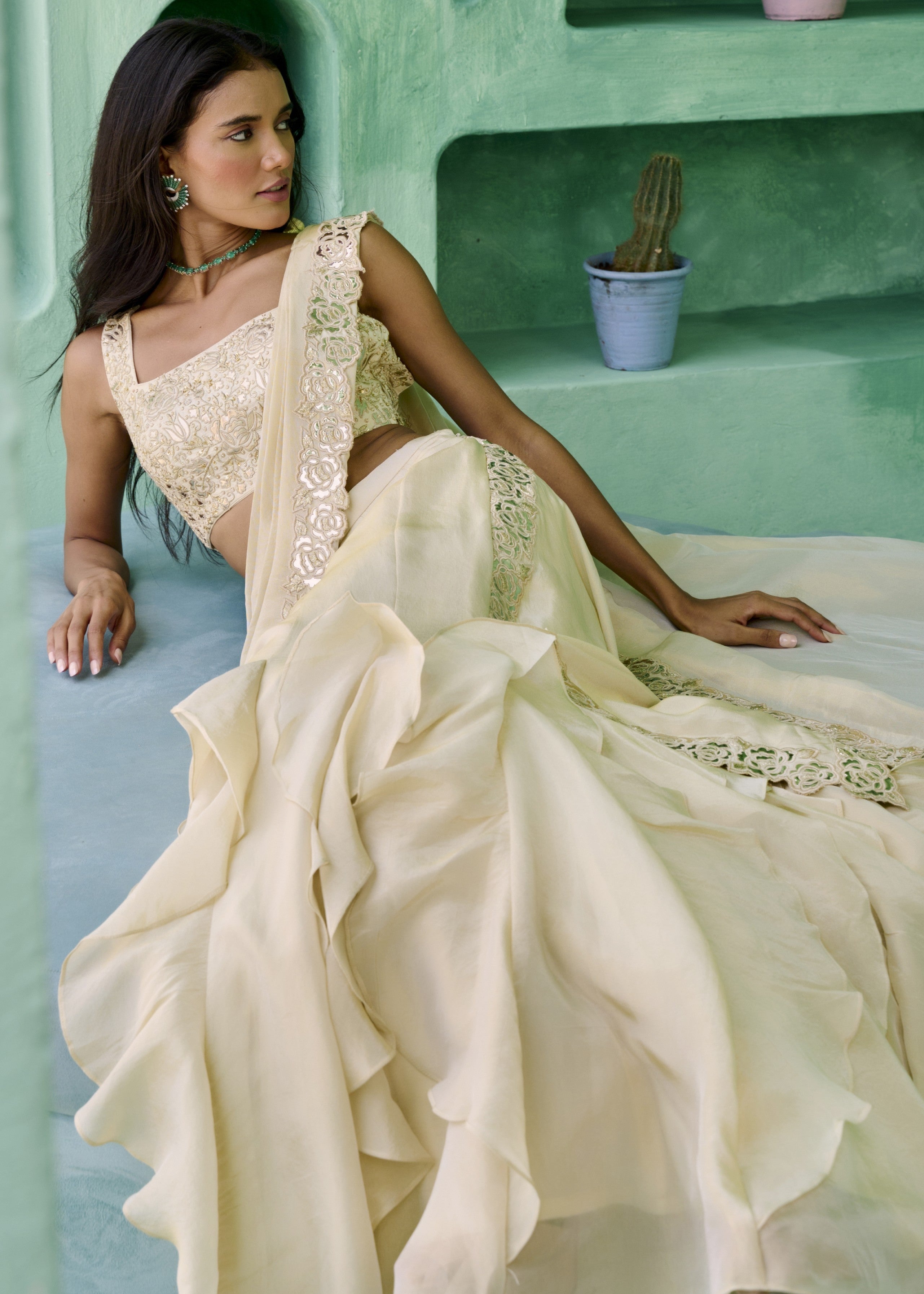 Ziya Pre-drape Sari