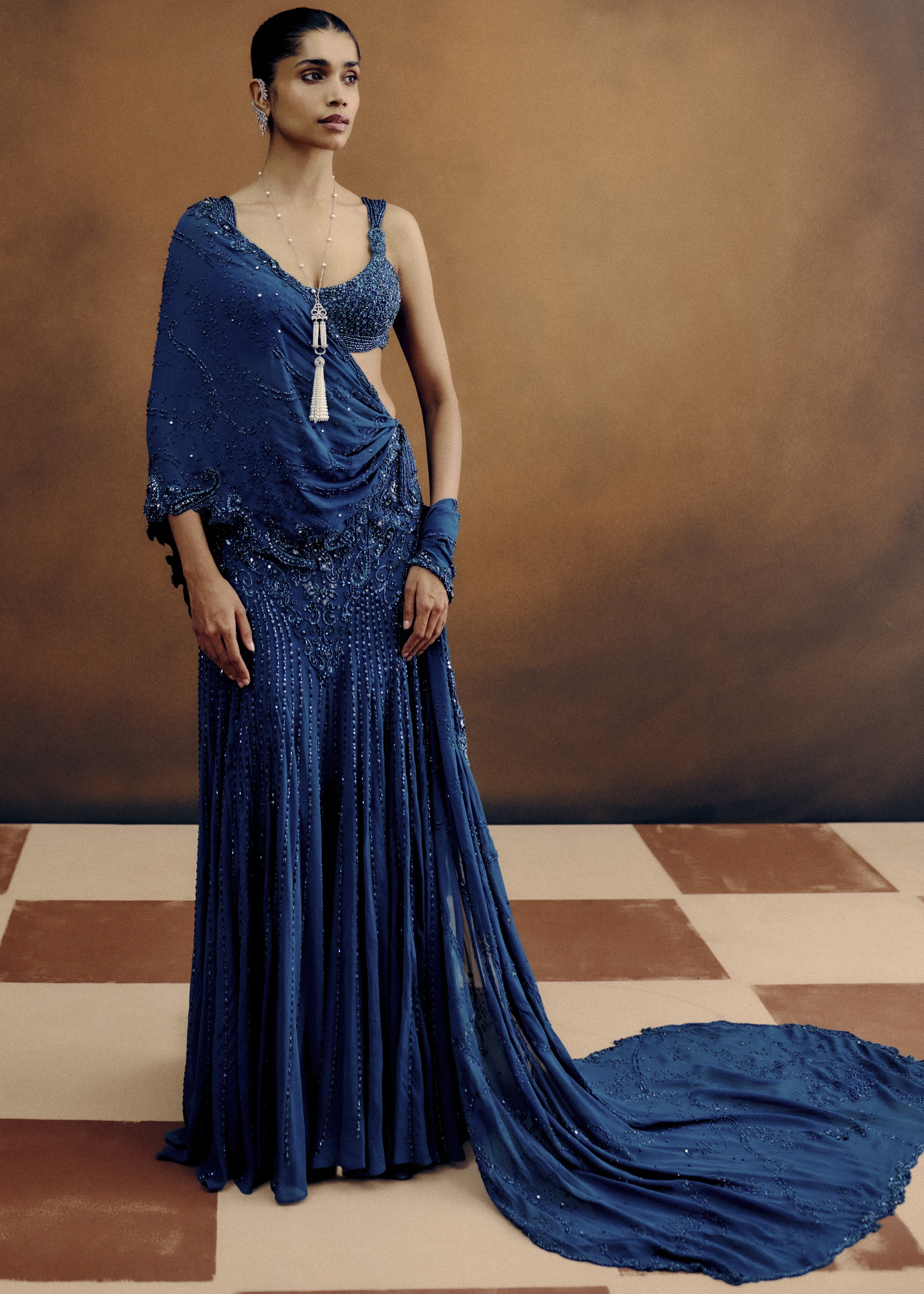 Oceanelle Drape Sari