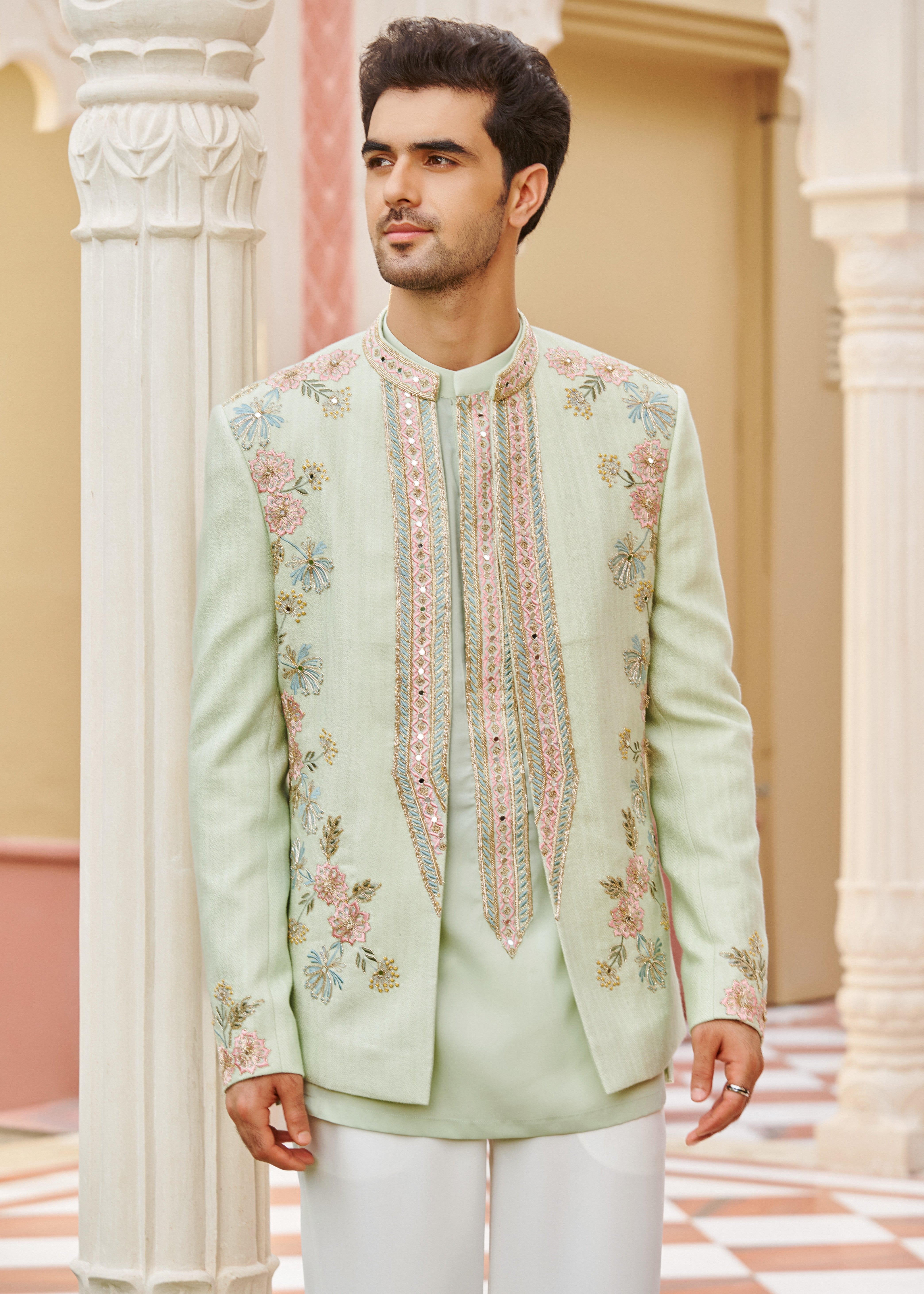 Rangeen Jacket Set