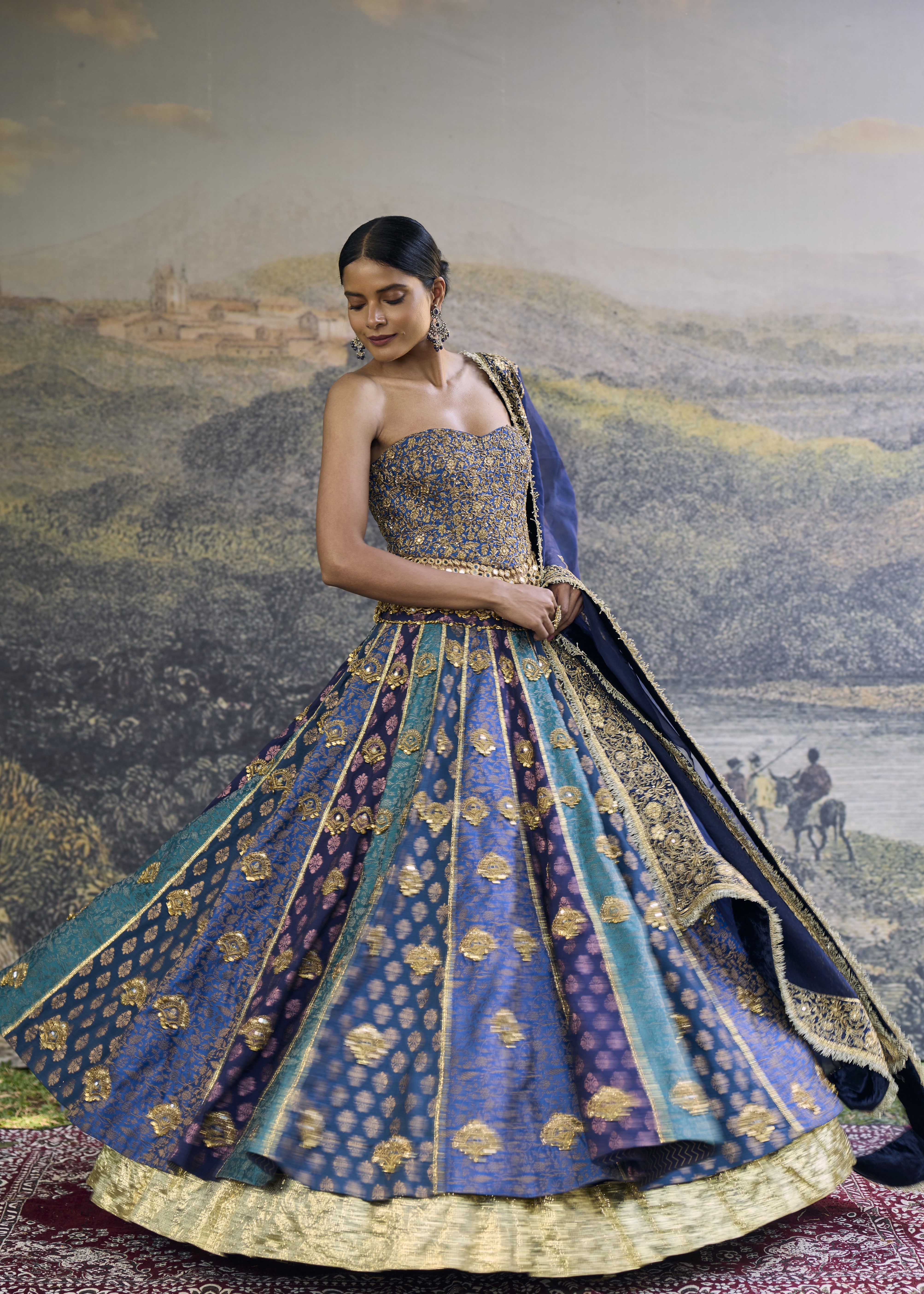 Neelratna Brocade Lehenga Set