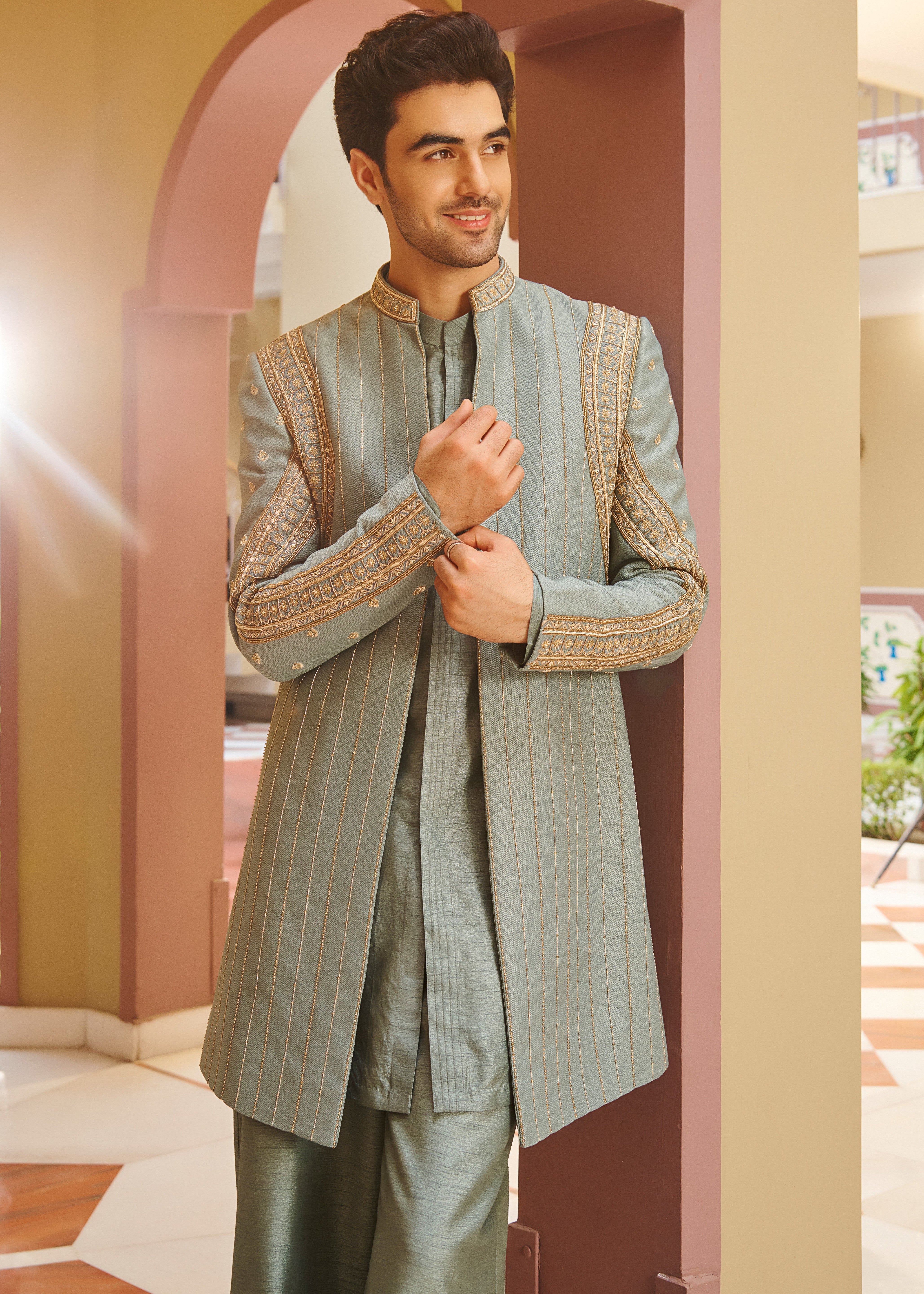 Sajda Sherwani  Set