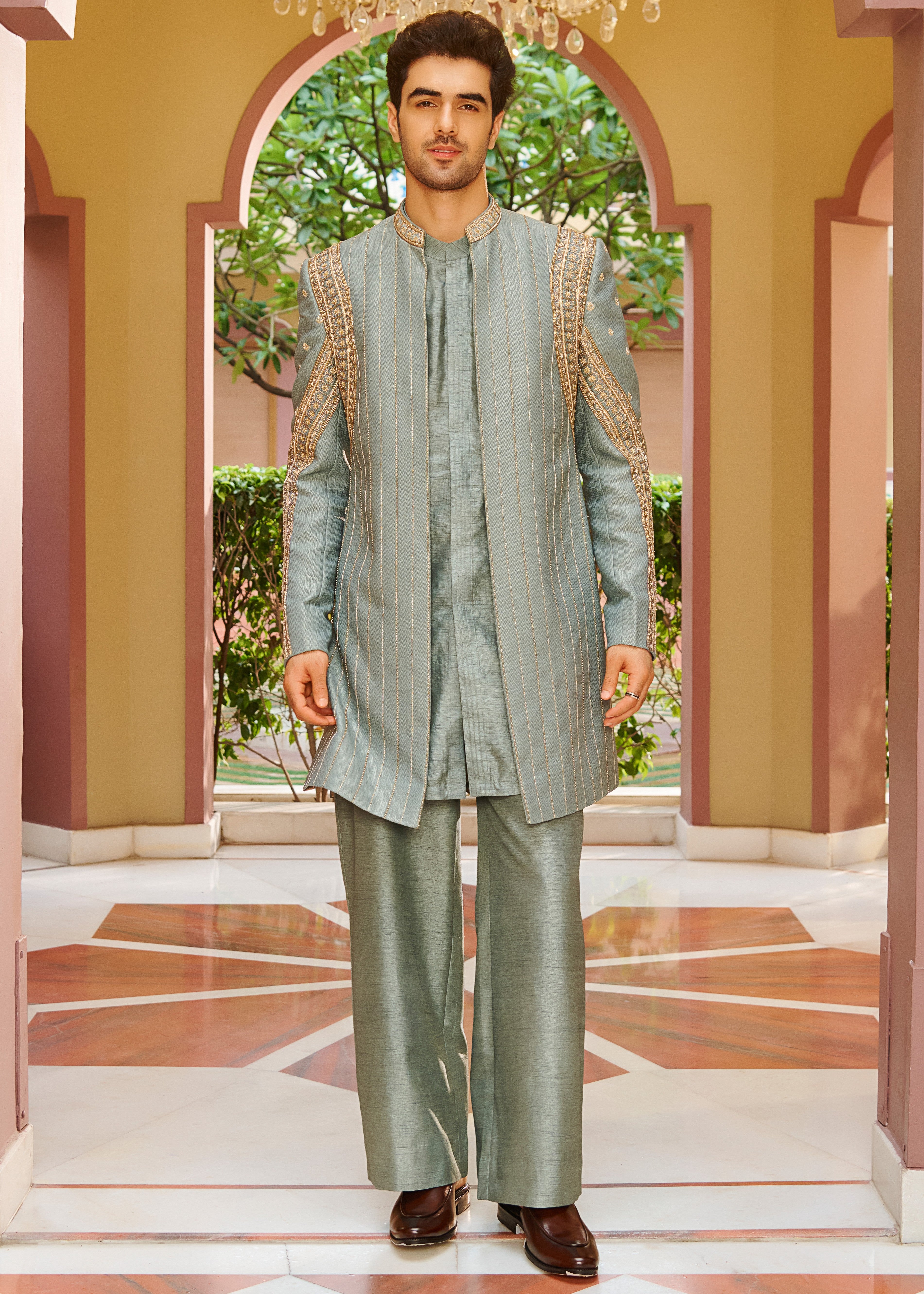 Sajda Sherwani  Set