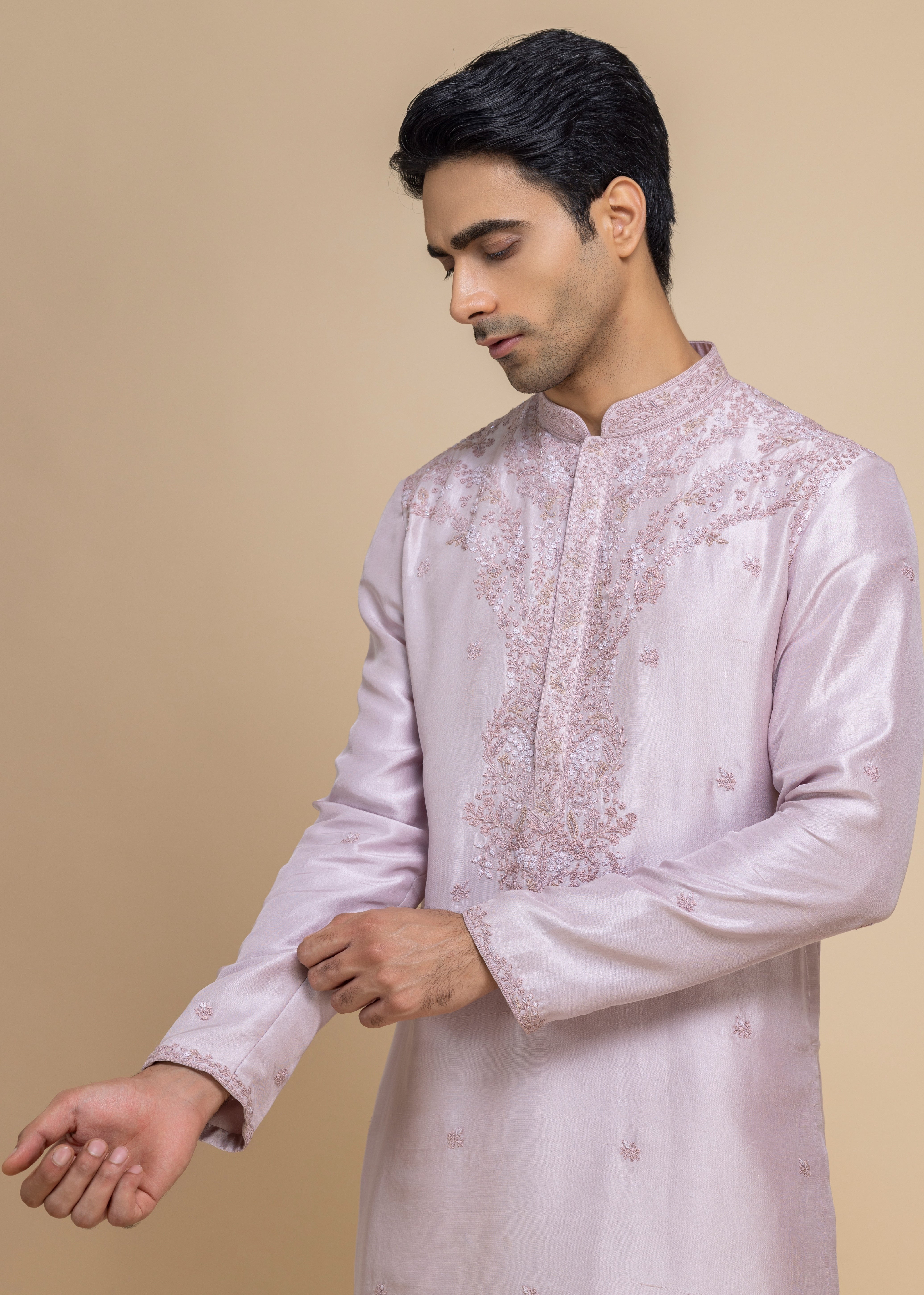 Lilac Hue Kurta And Pant Set