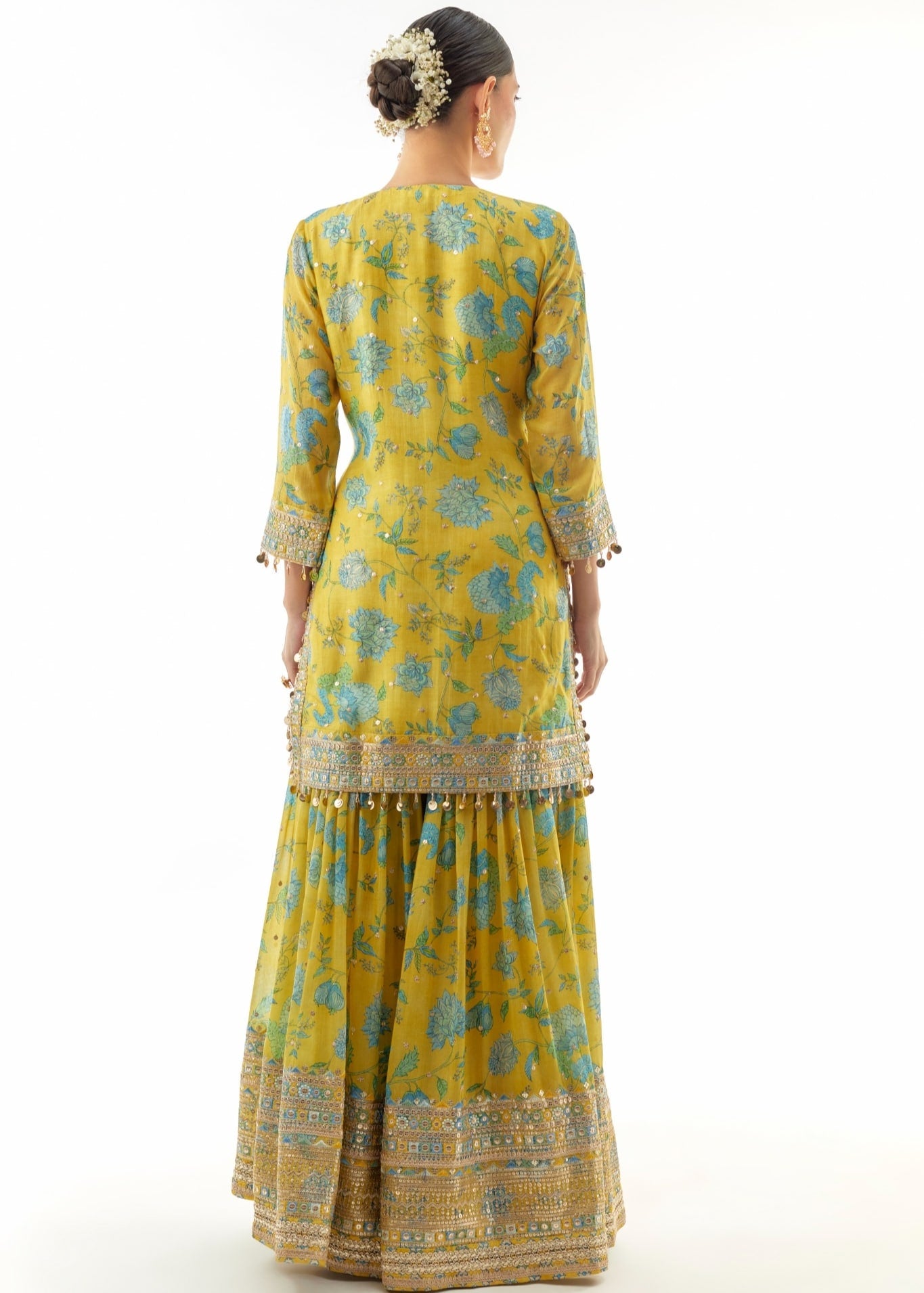Yellow Niyati Sharara Set