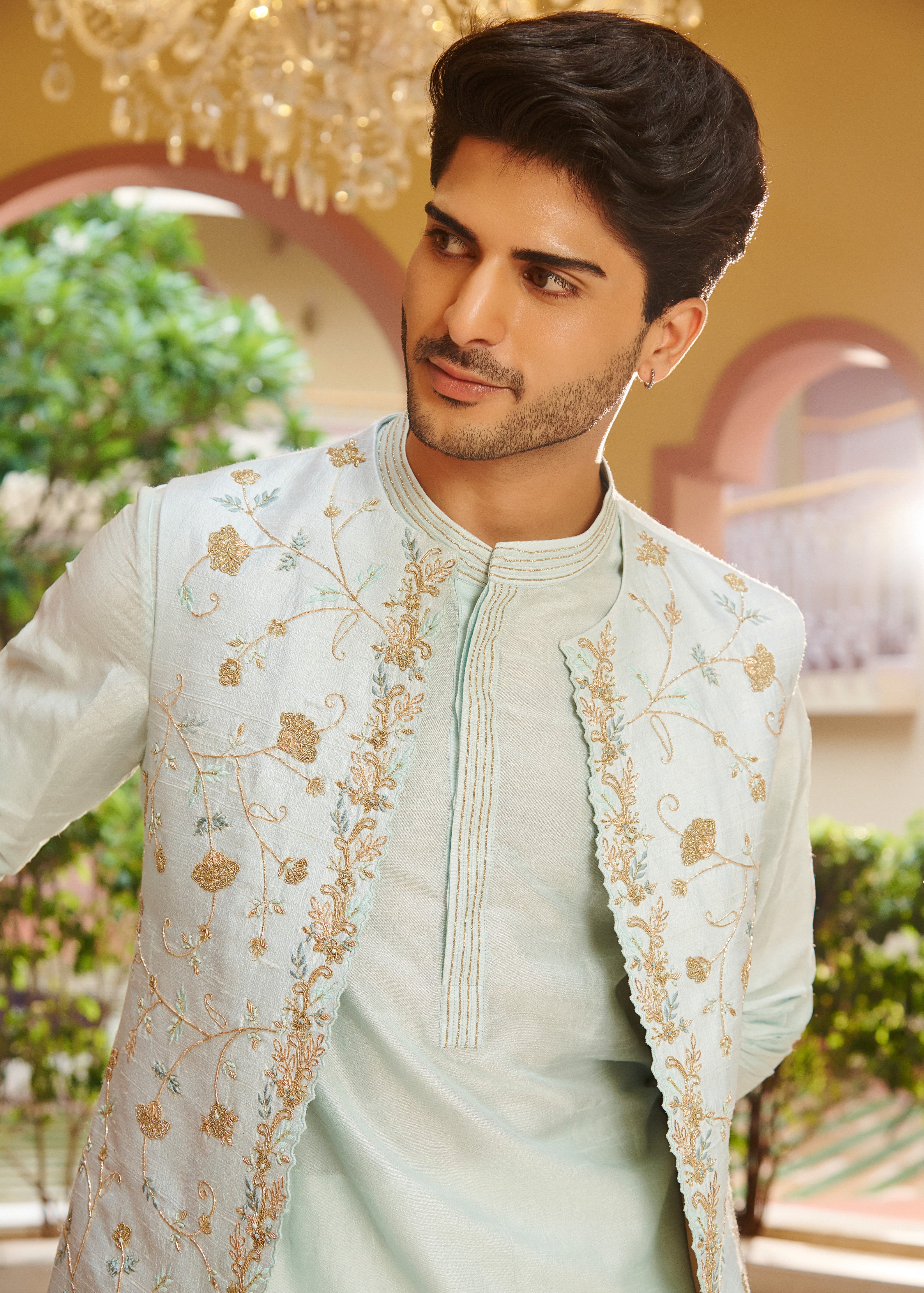 Gazal Nehru Jacket Set