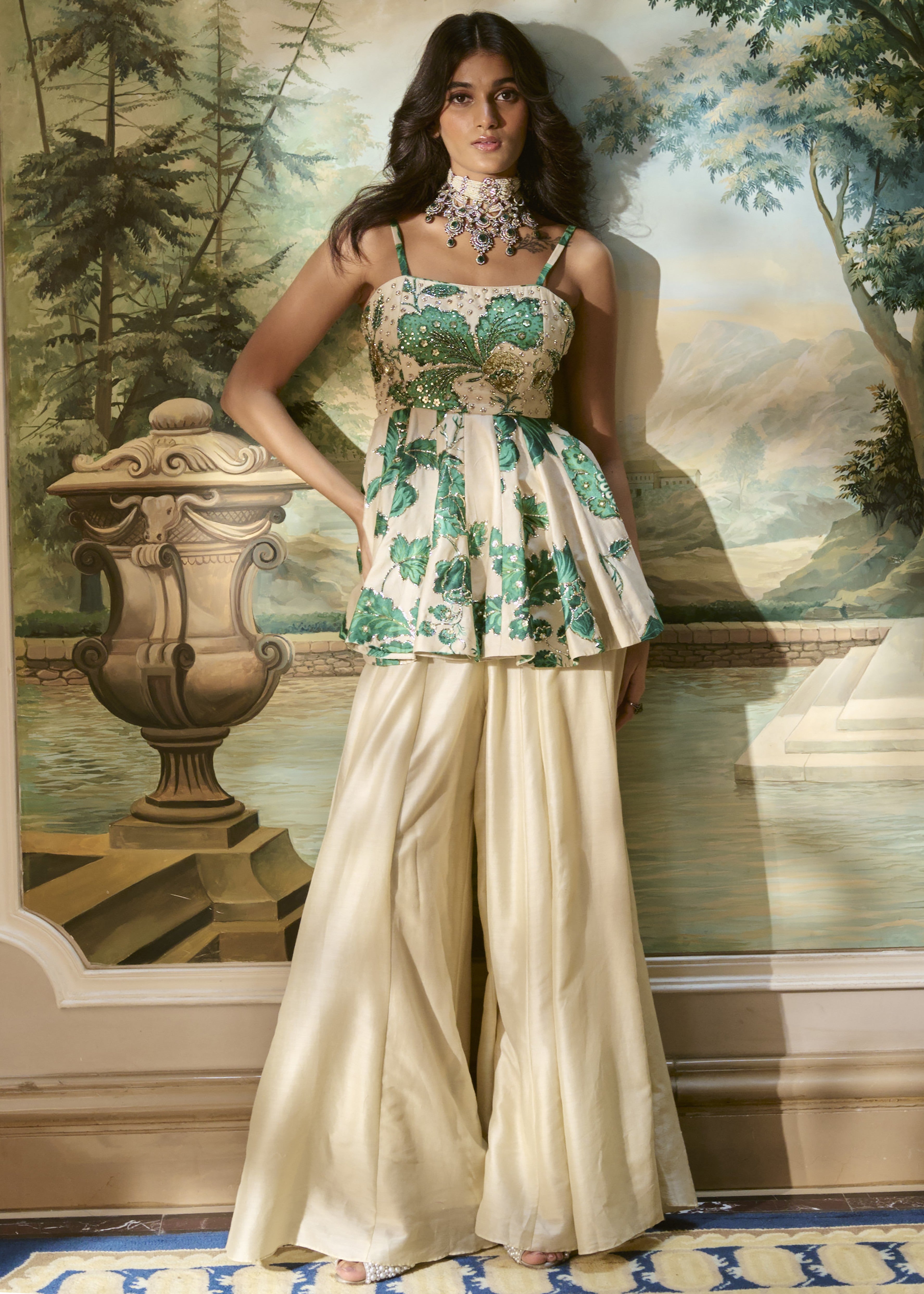 Farah Peplum Set