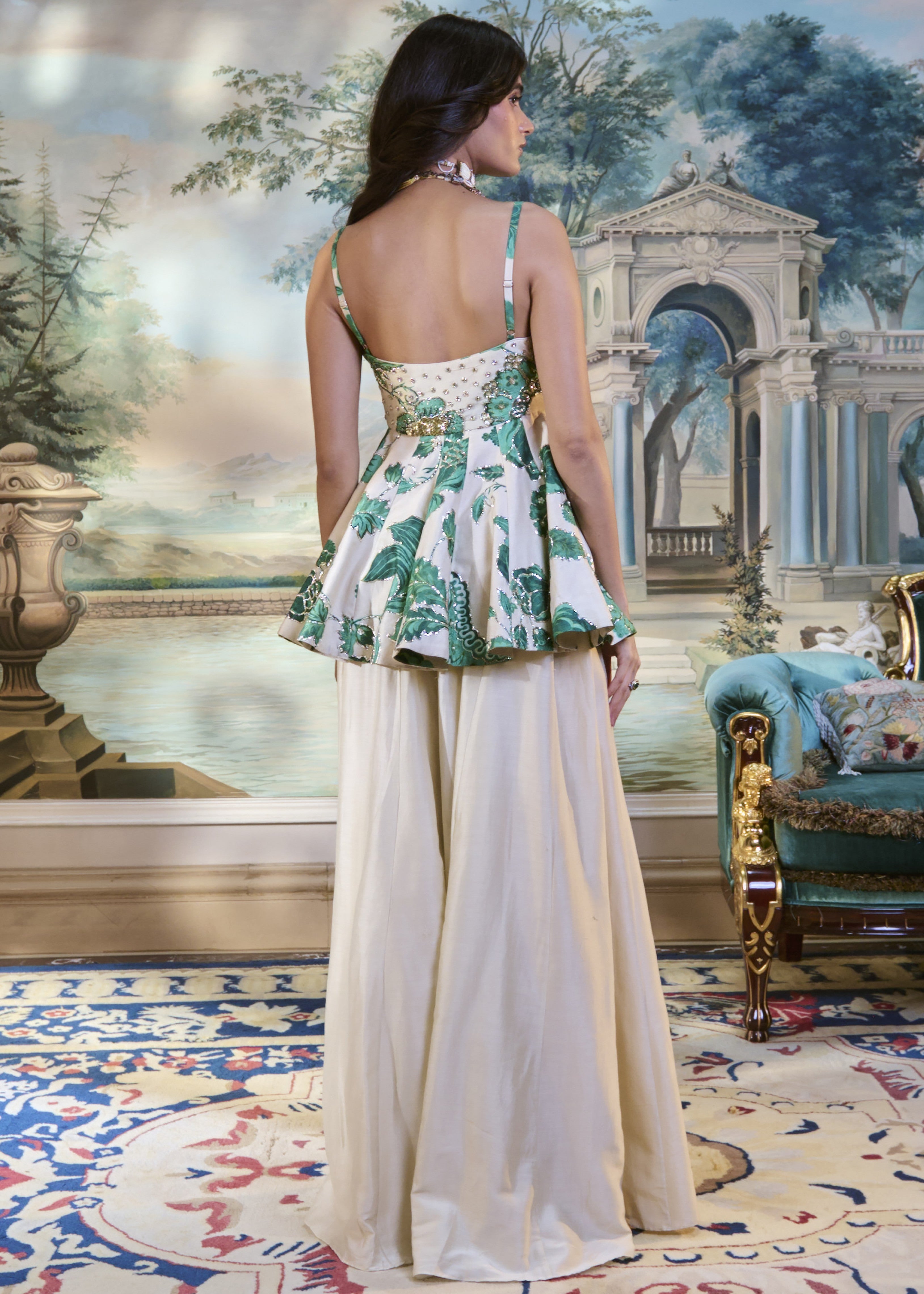 Farah Peplum Set