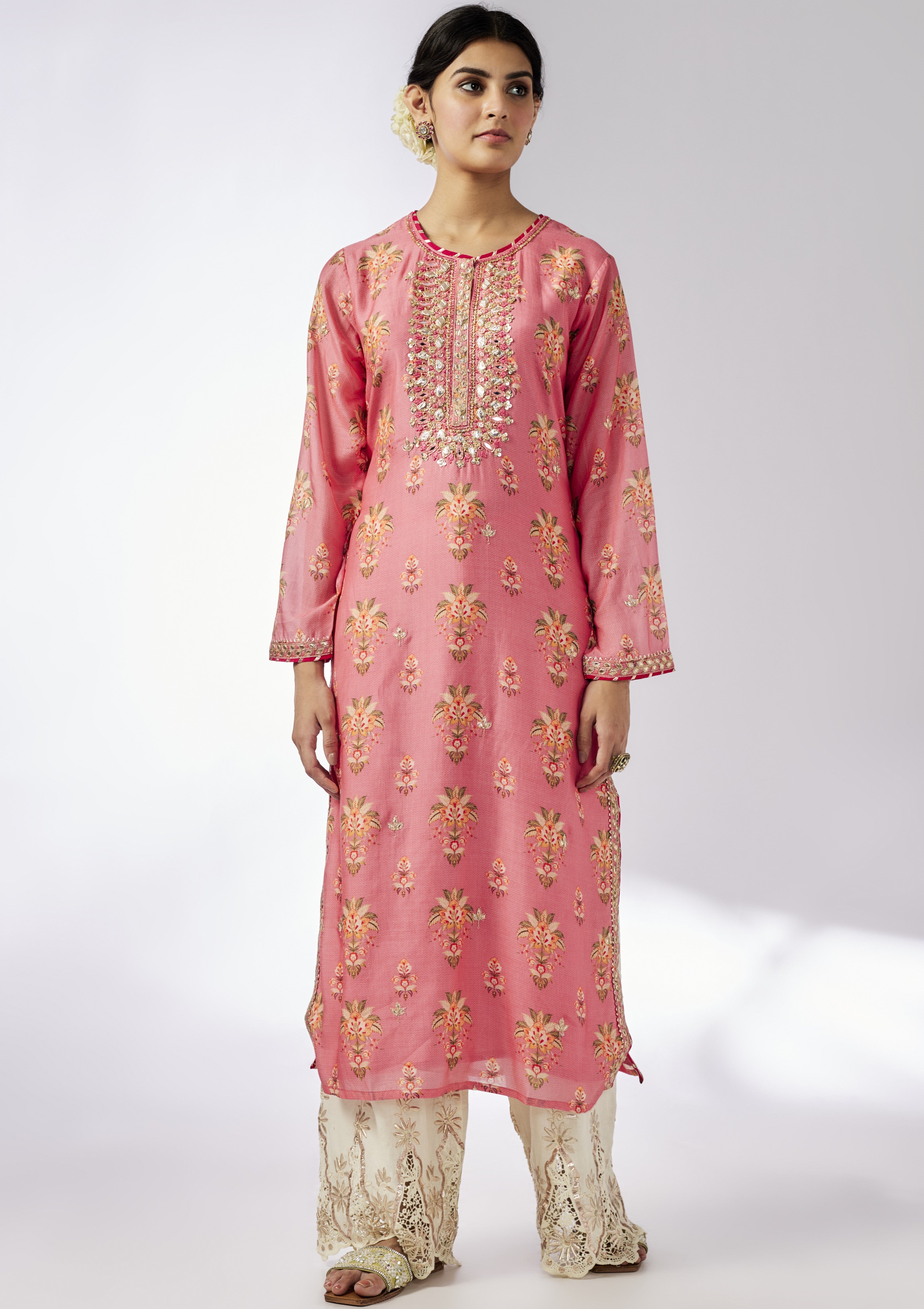 Pink Dhara Tunic