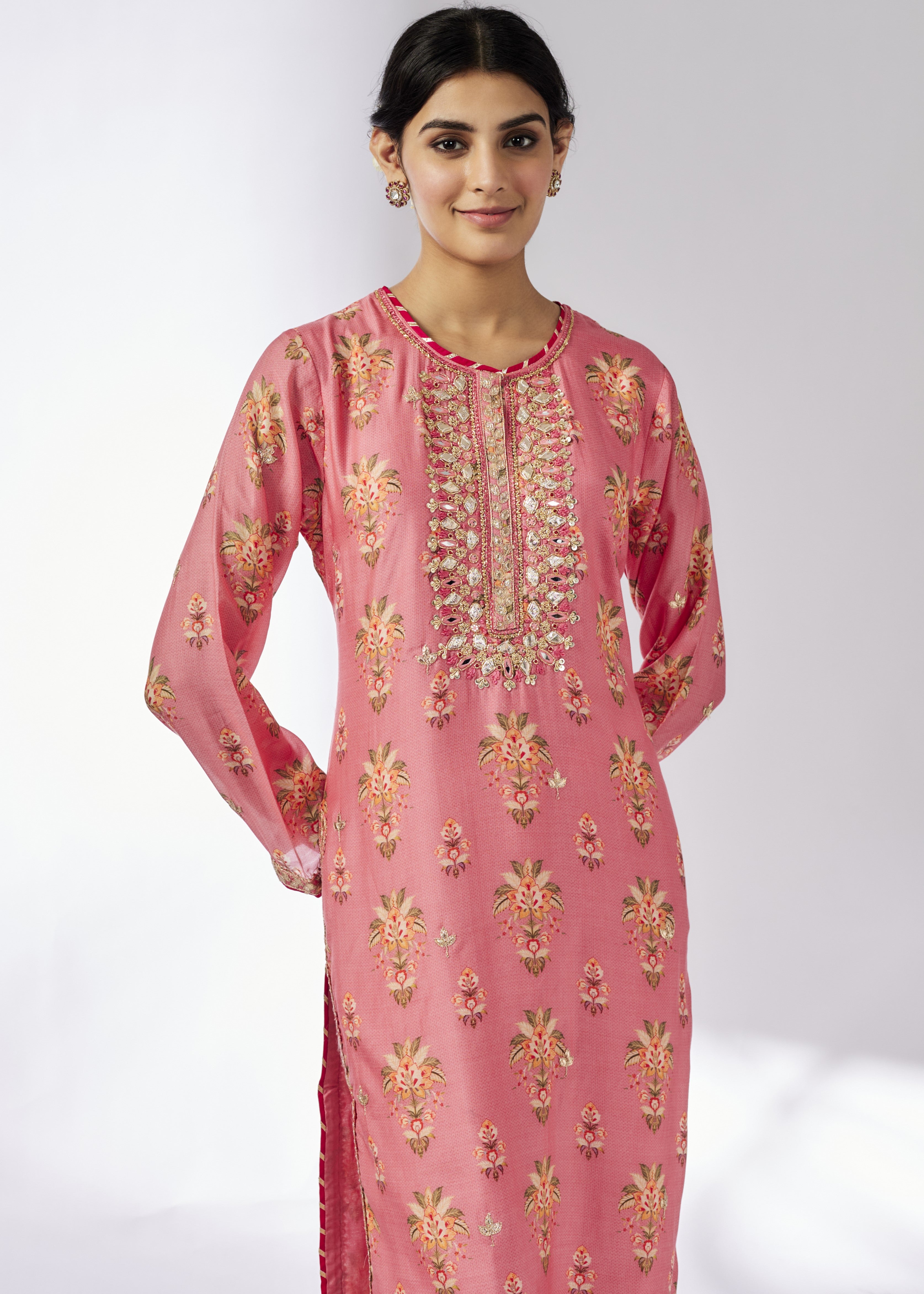 Pink Dhara Tunic