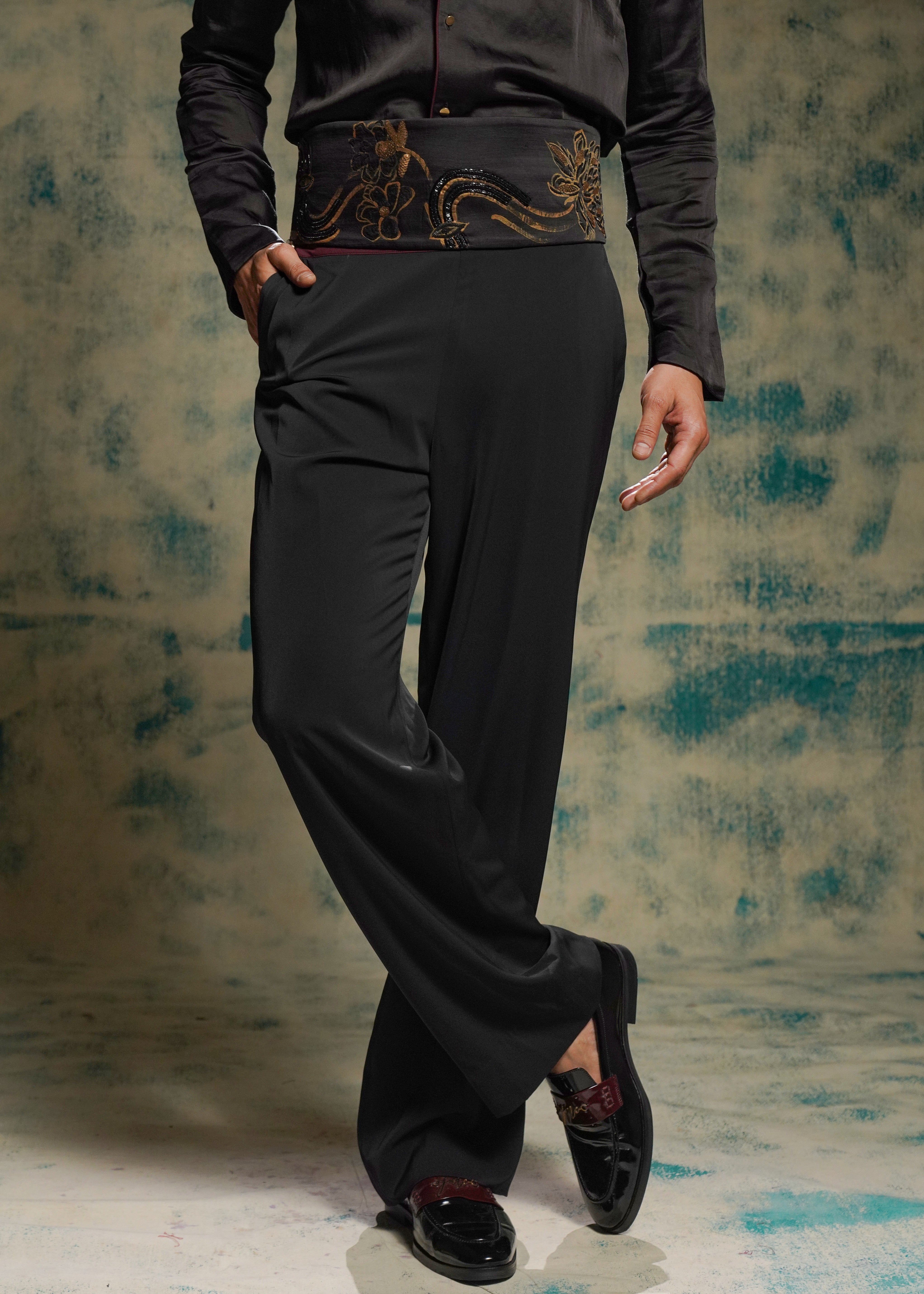 Classic Black Shirt Set