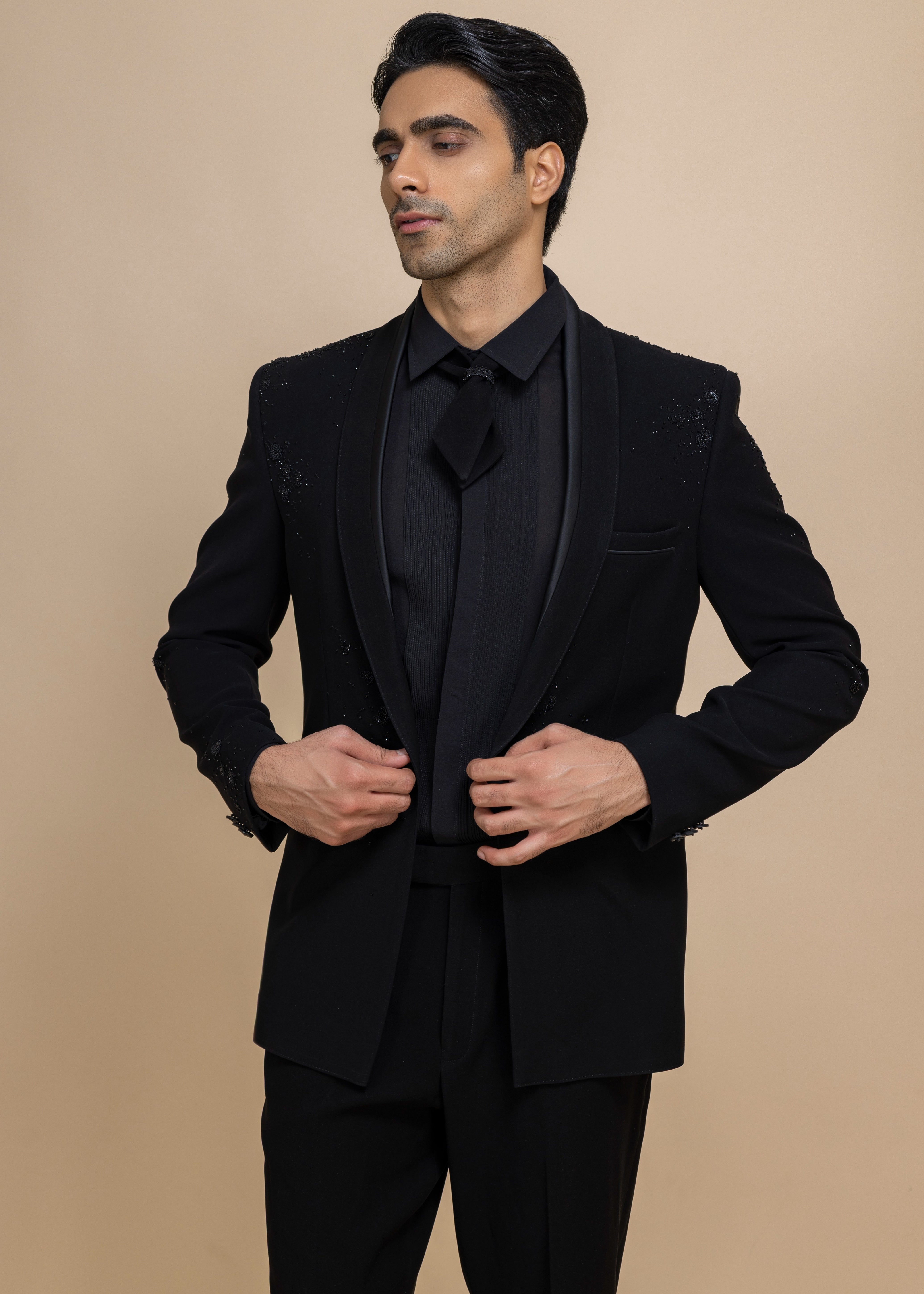 Charcoal Luxe Tuxedo