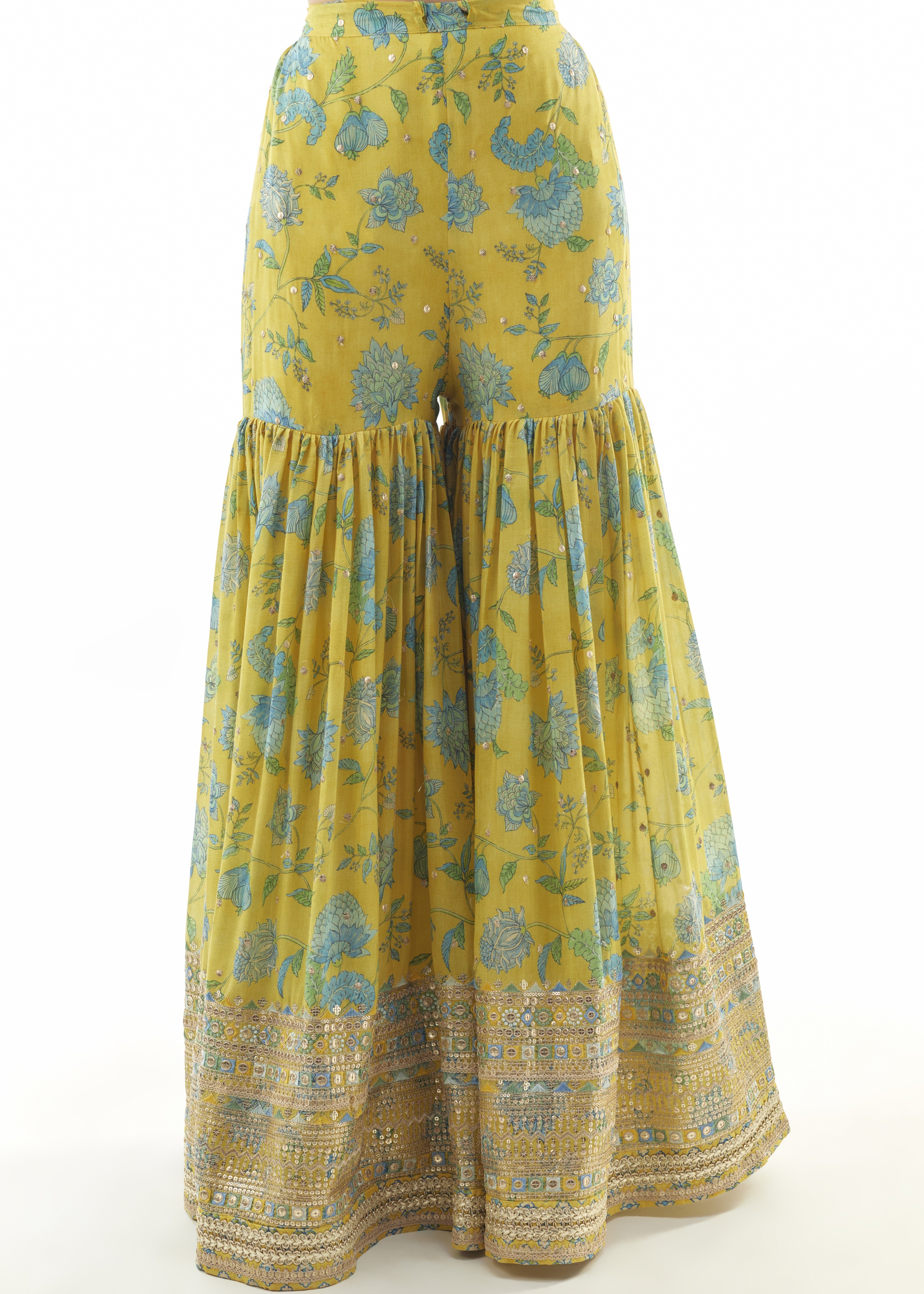 Sumedha One Shoulder Sharara Set