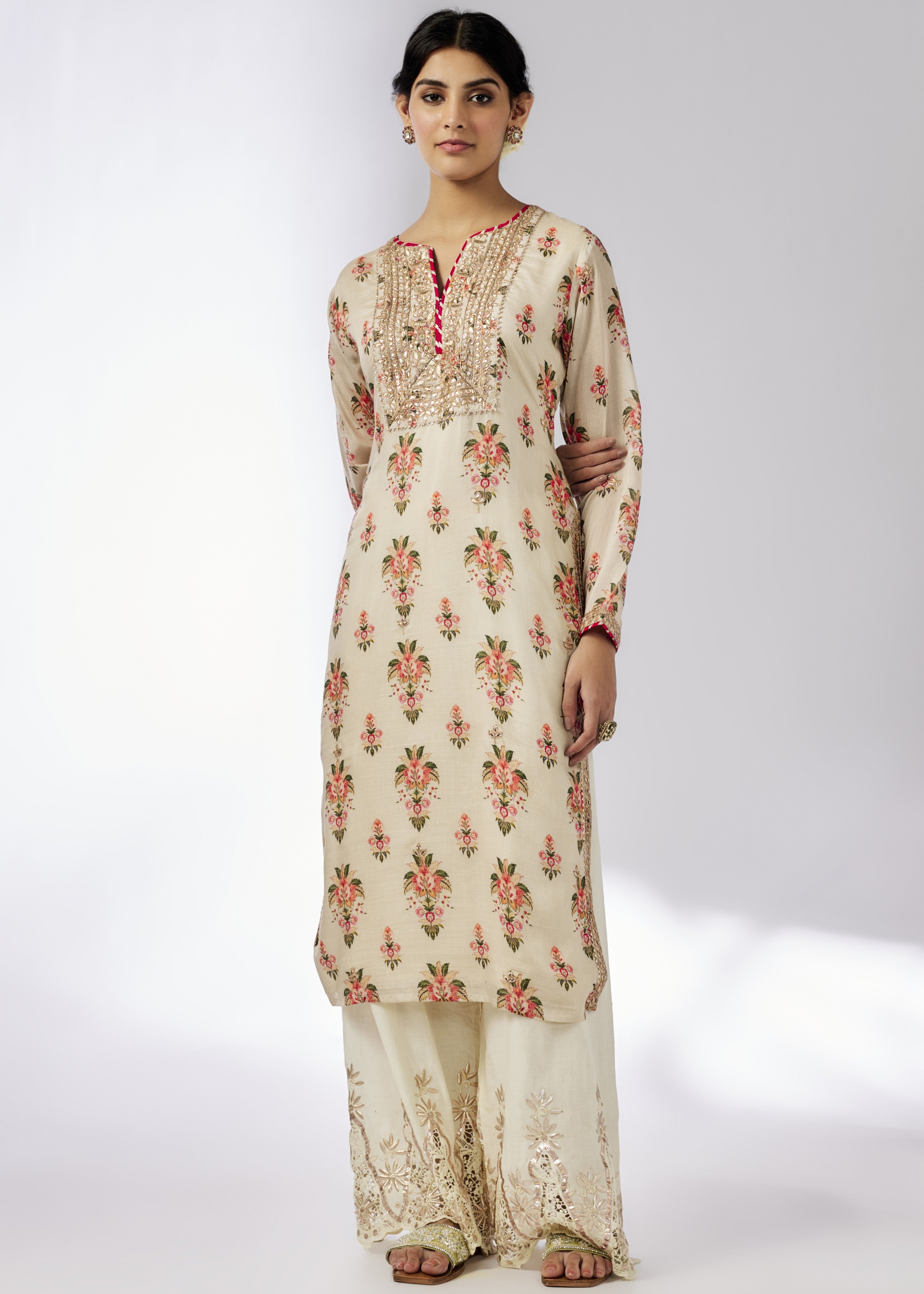 Ivory Neha Tunic