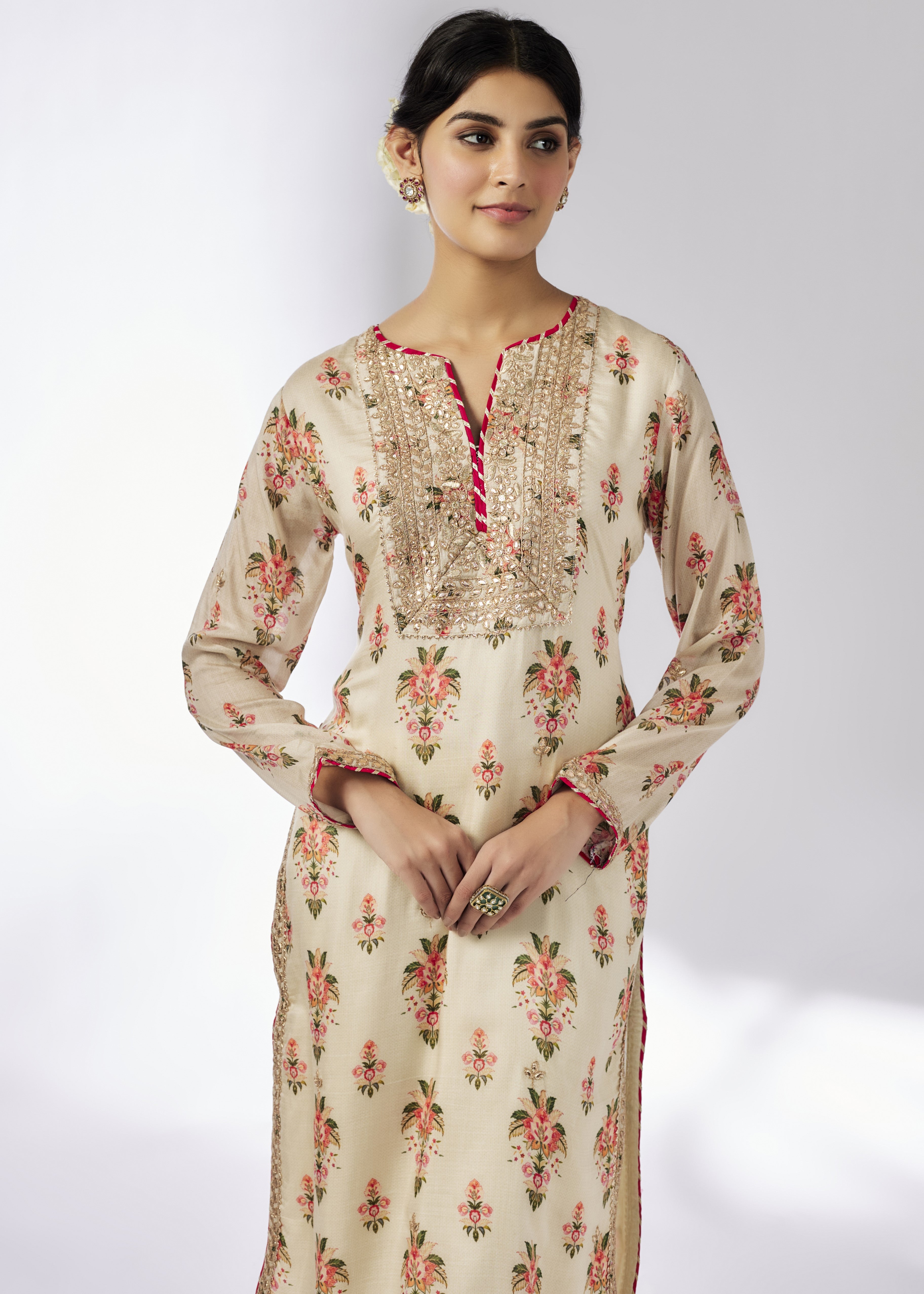 Ivory Neha Tunic