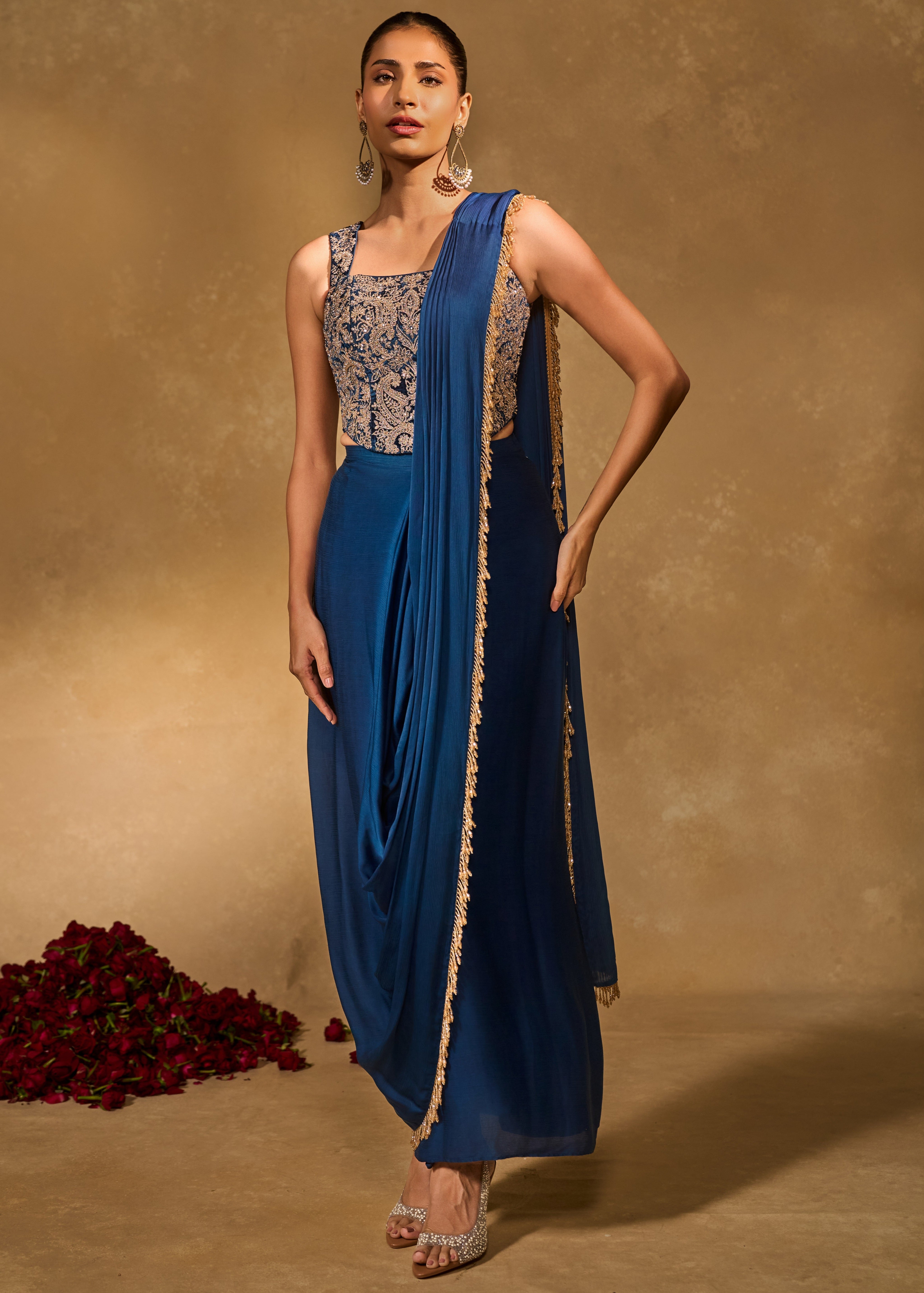 Lekha Slit Sari