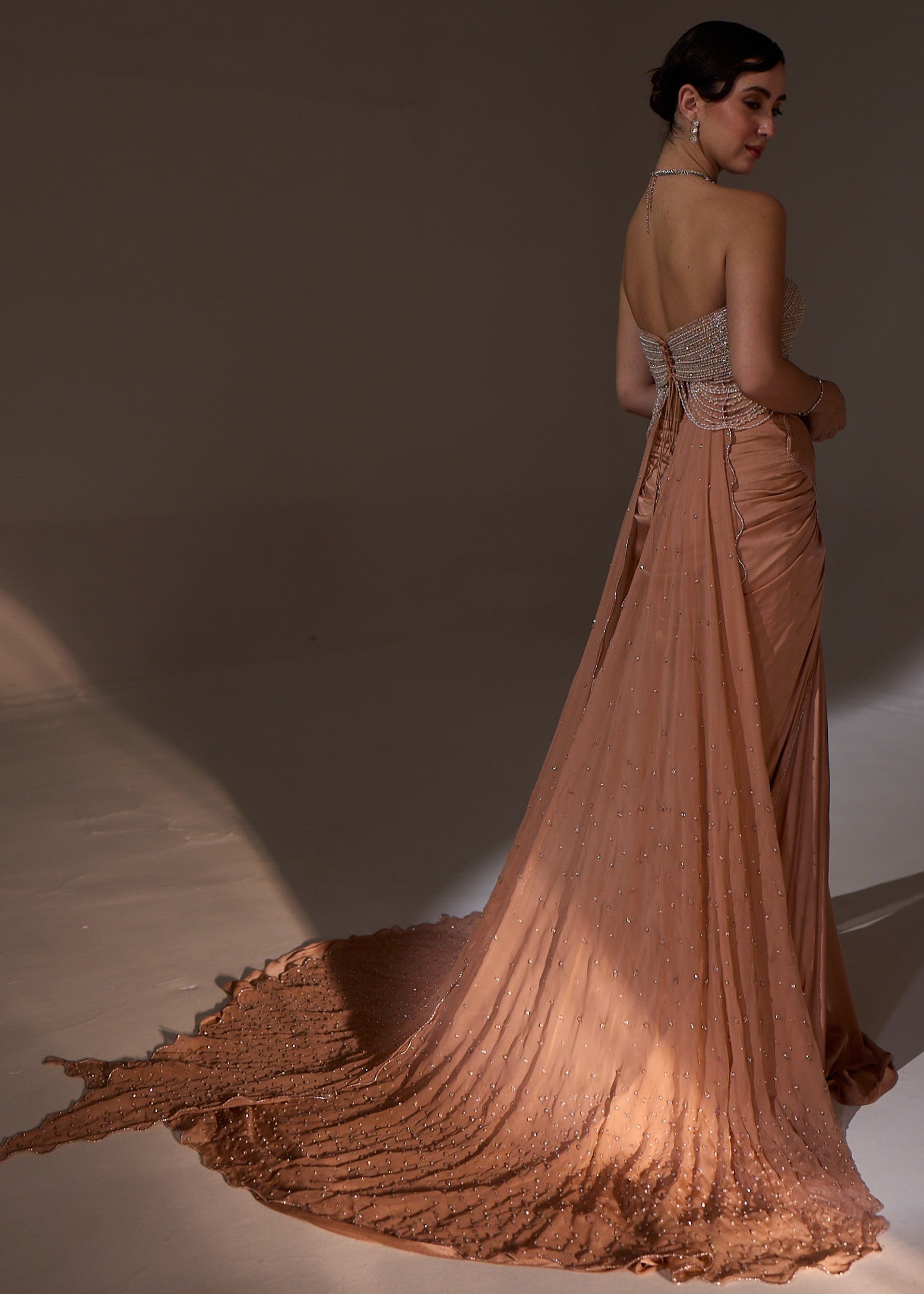 Qulara Drape Lehenga