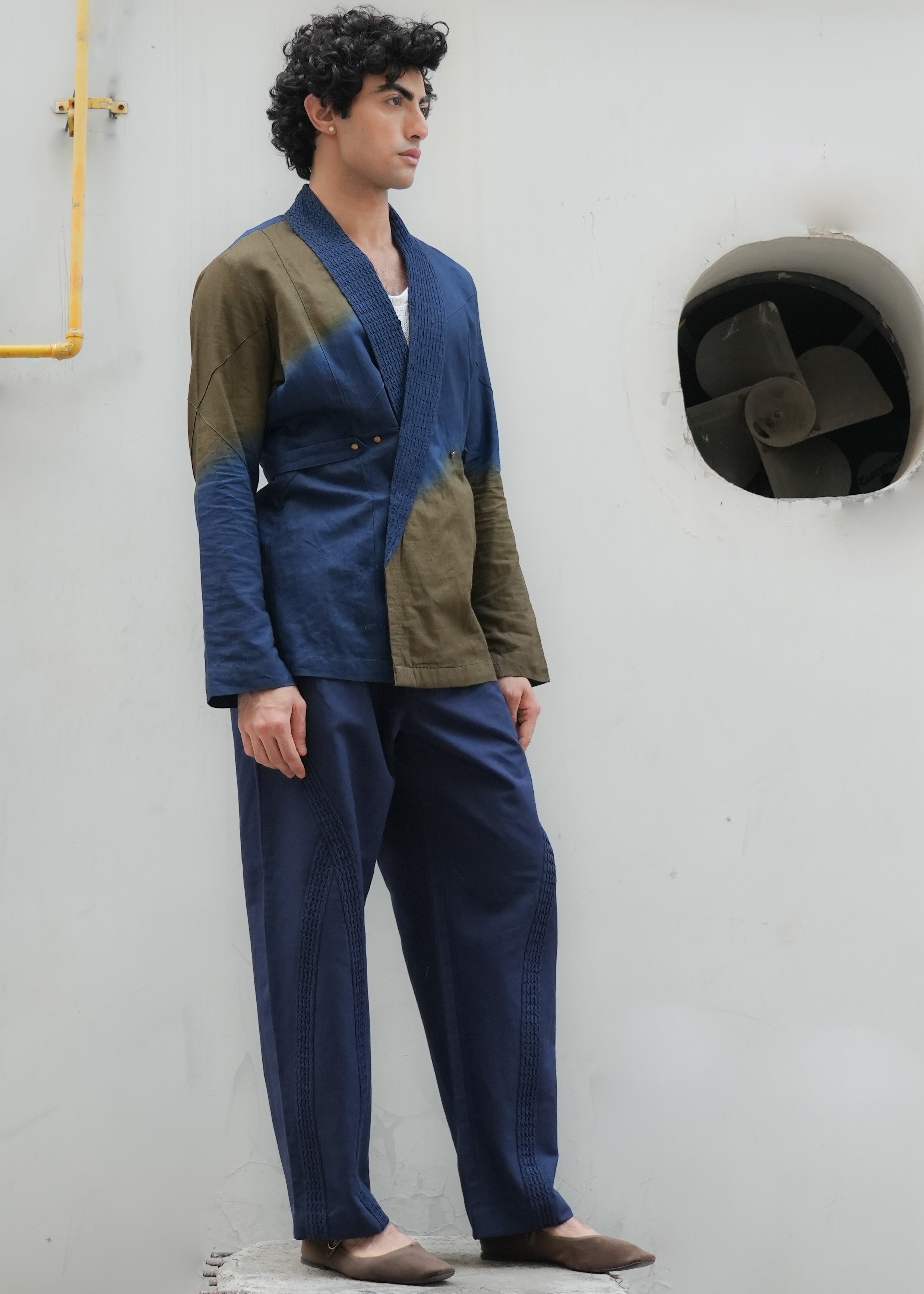 Teal & Olive Shacket Set