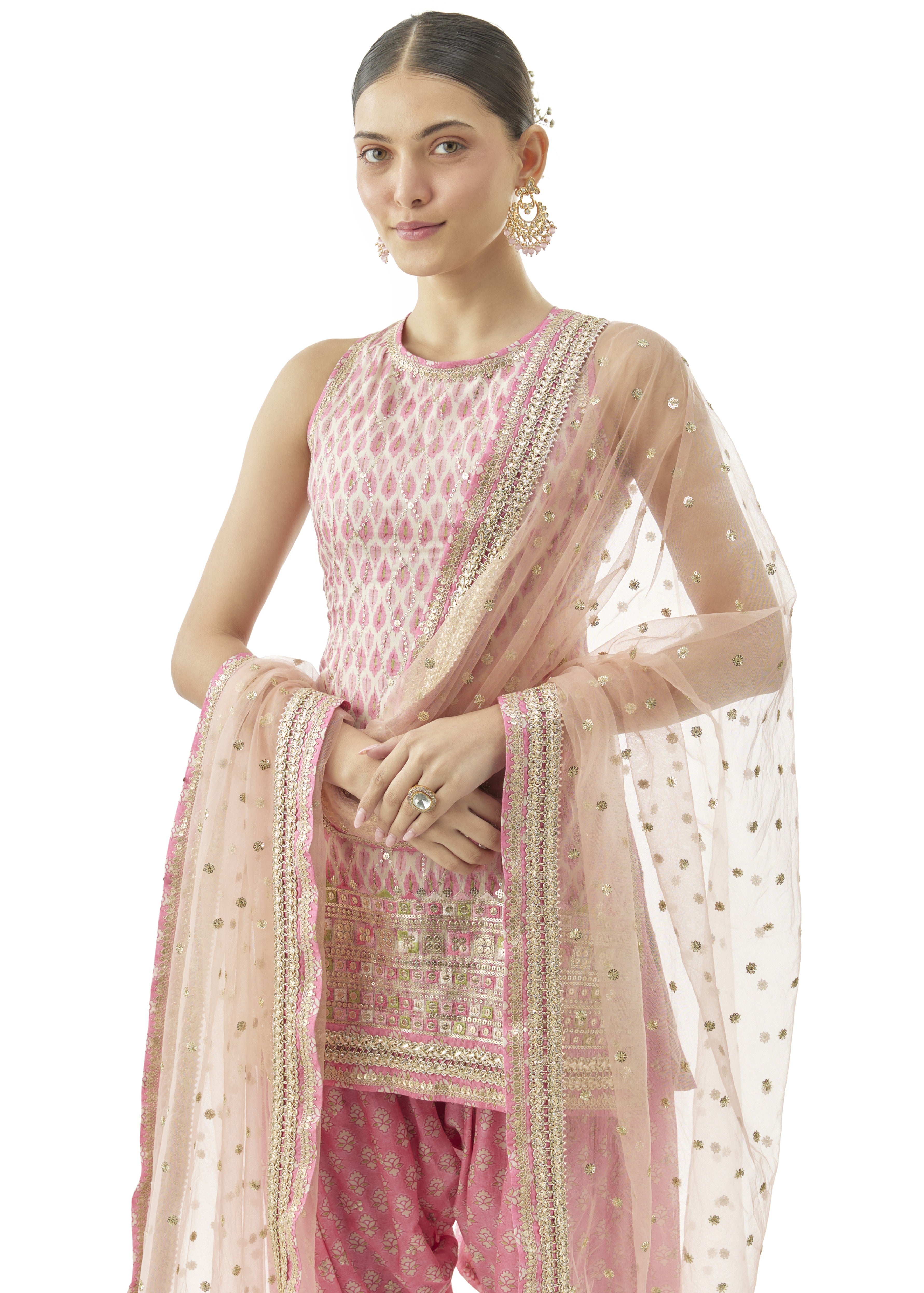 Nandini Kurta With Farshi Salwar Set