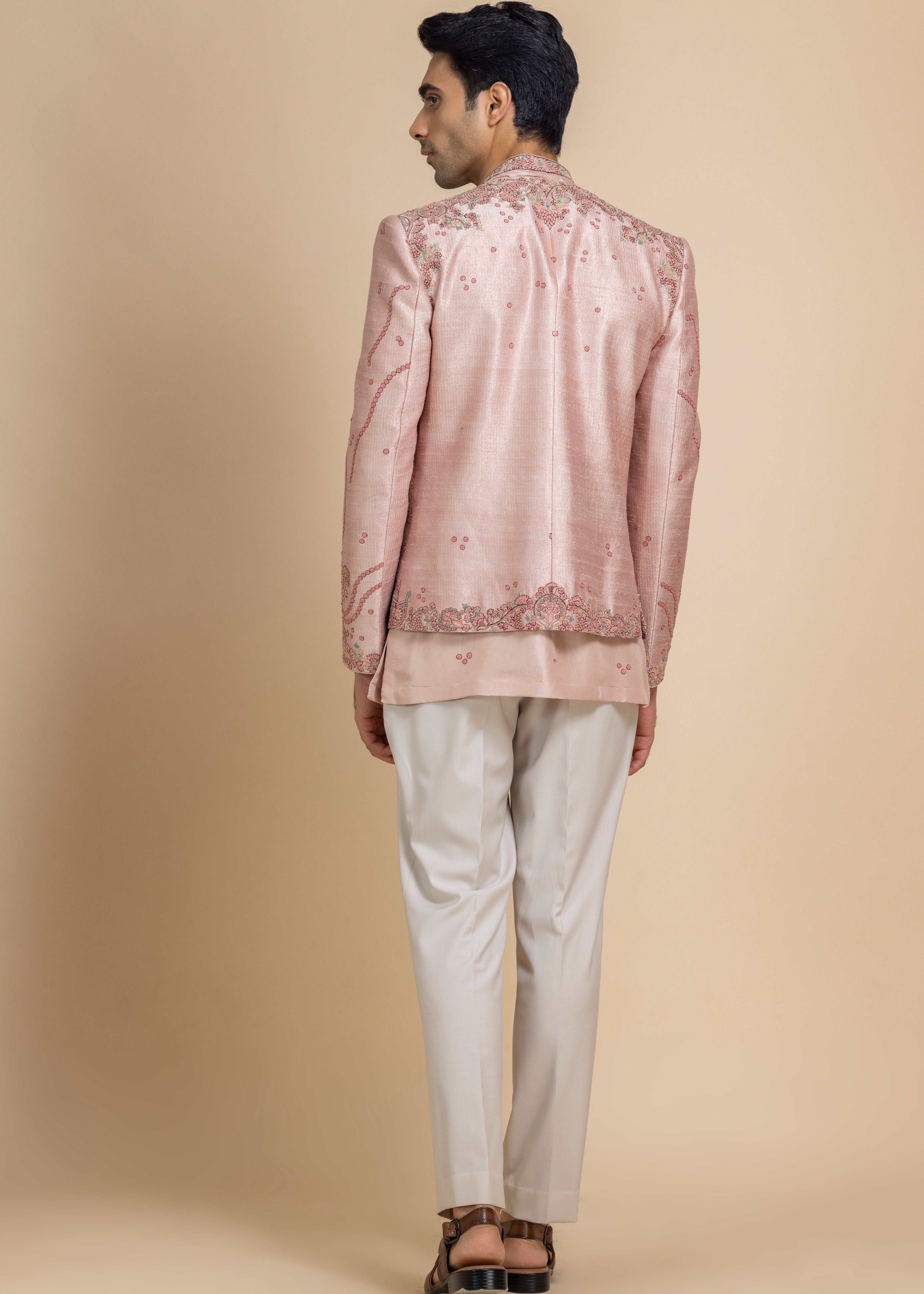 Elyas Short Jacket, Kurta & Pant Set