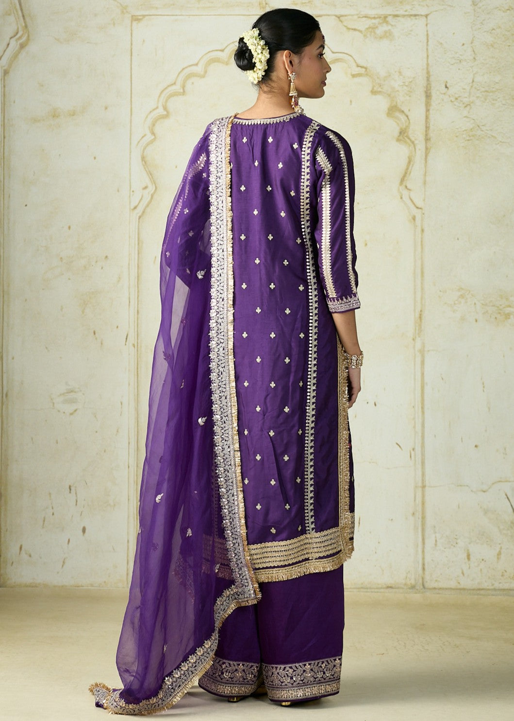 Purple Lakshmi Kurta Set