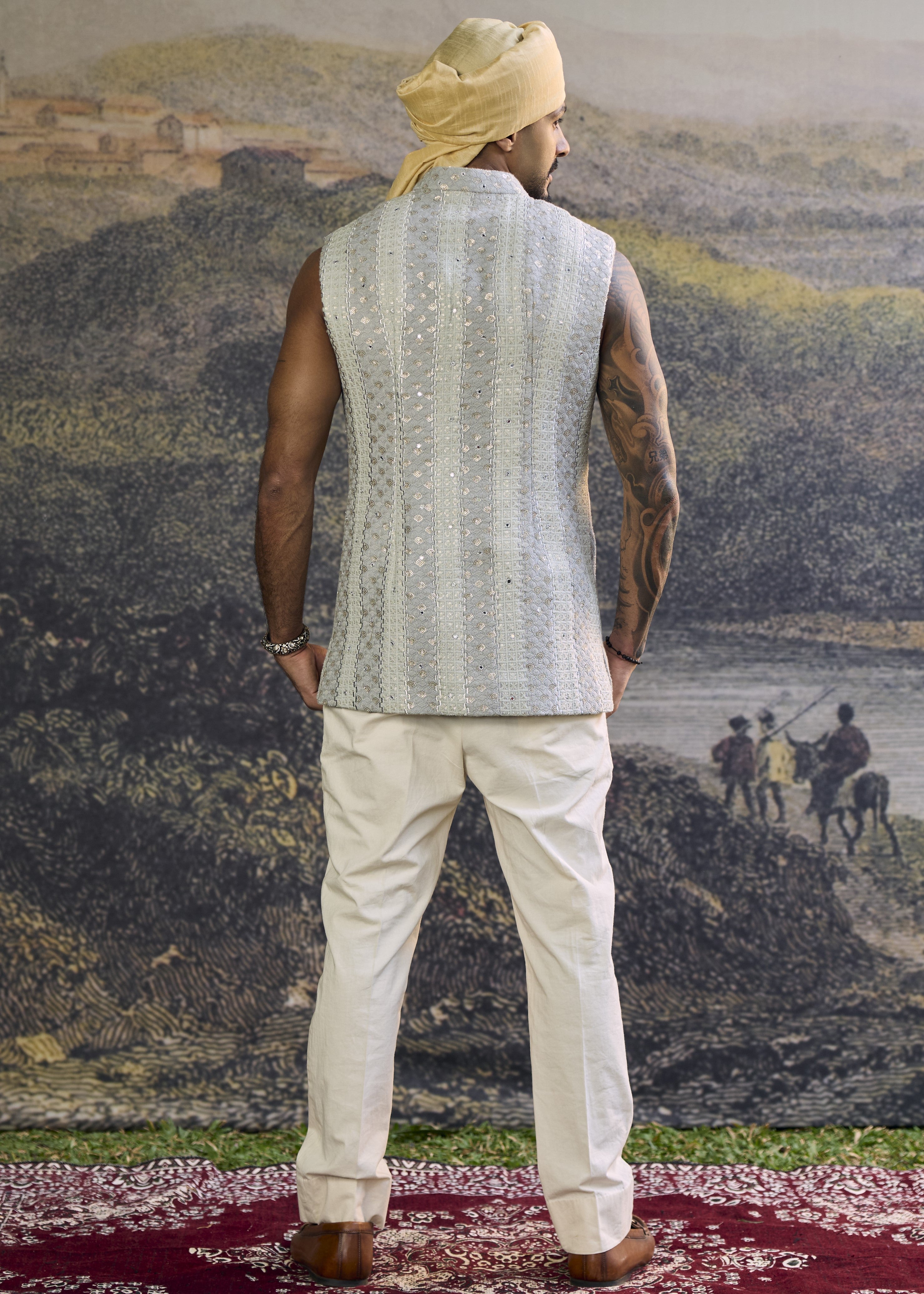 Zoravar Chikankari Bandi Set-A