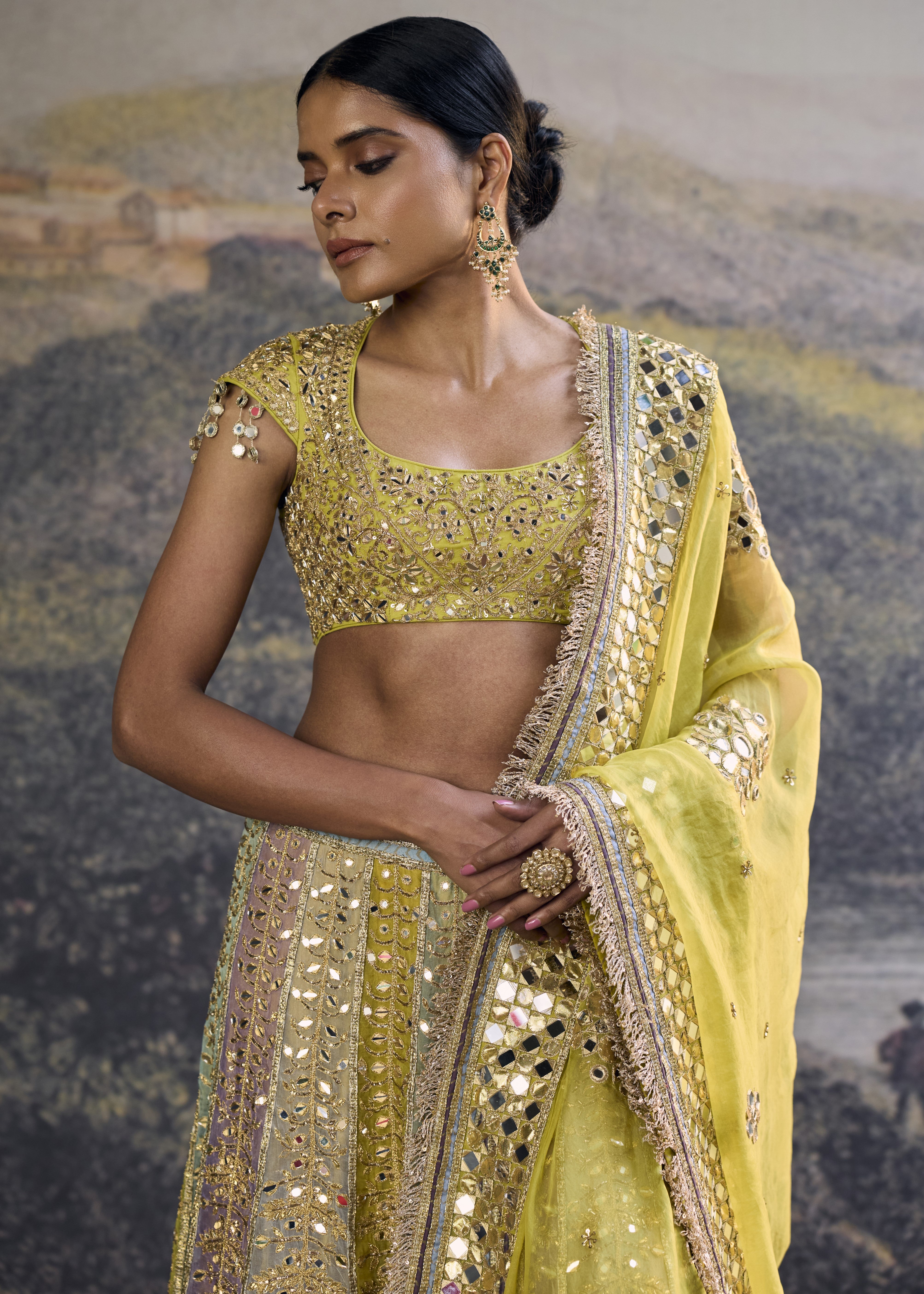 Rang Mahal Mirror Lehenga Set