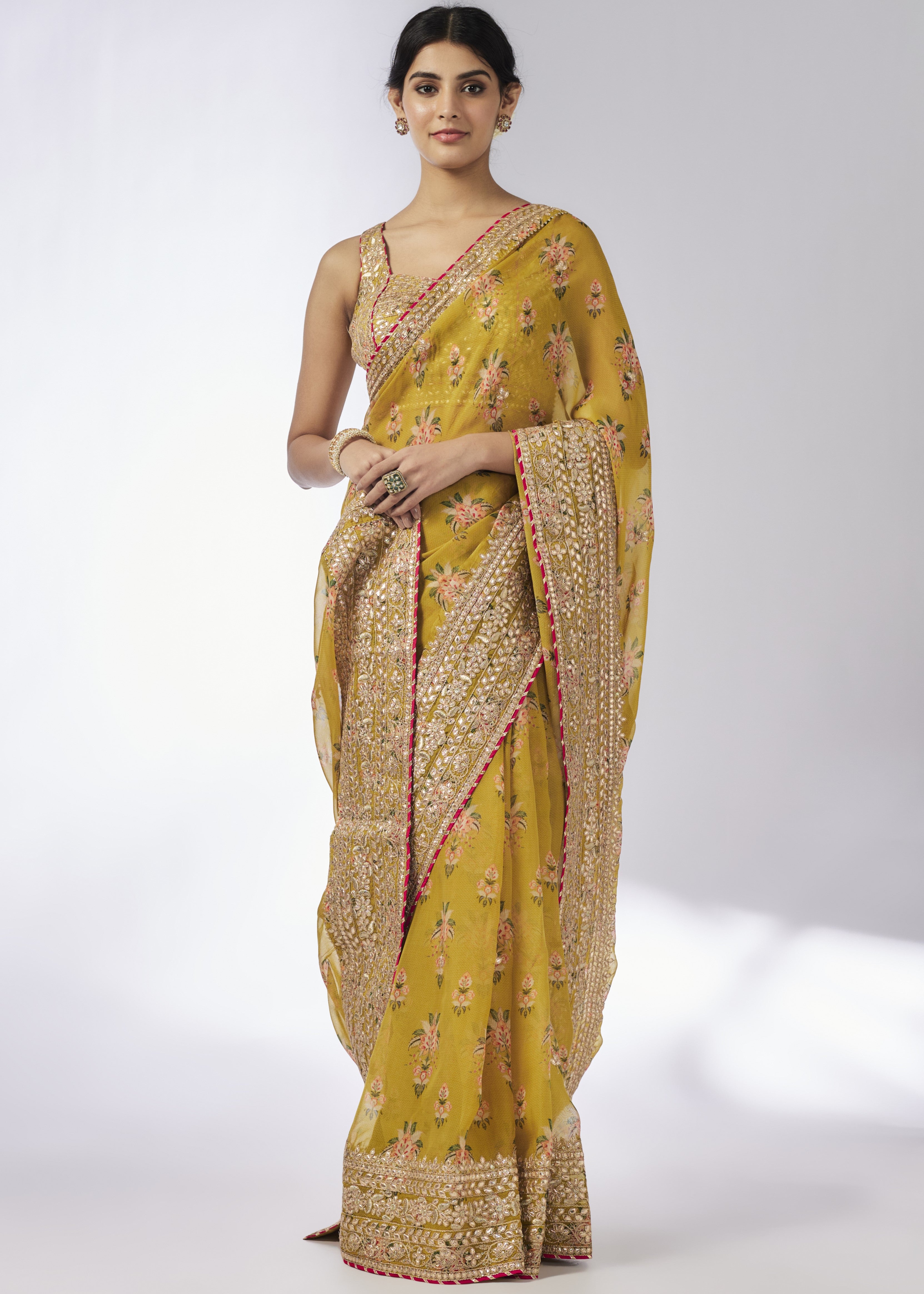 Mustard Masoom Sari Set