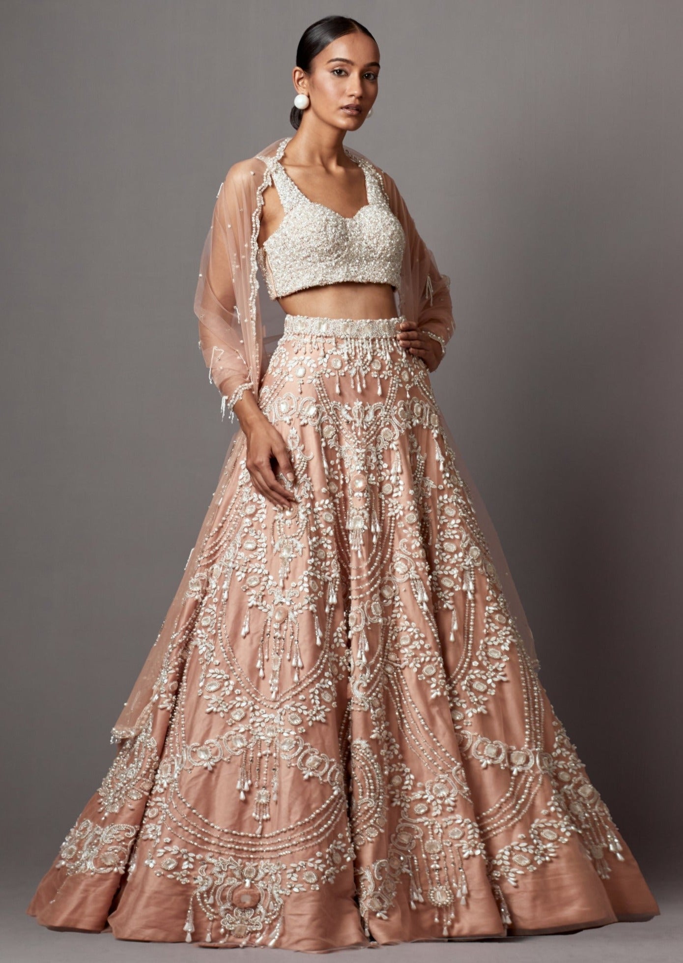 Dust Rose Lehenga