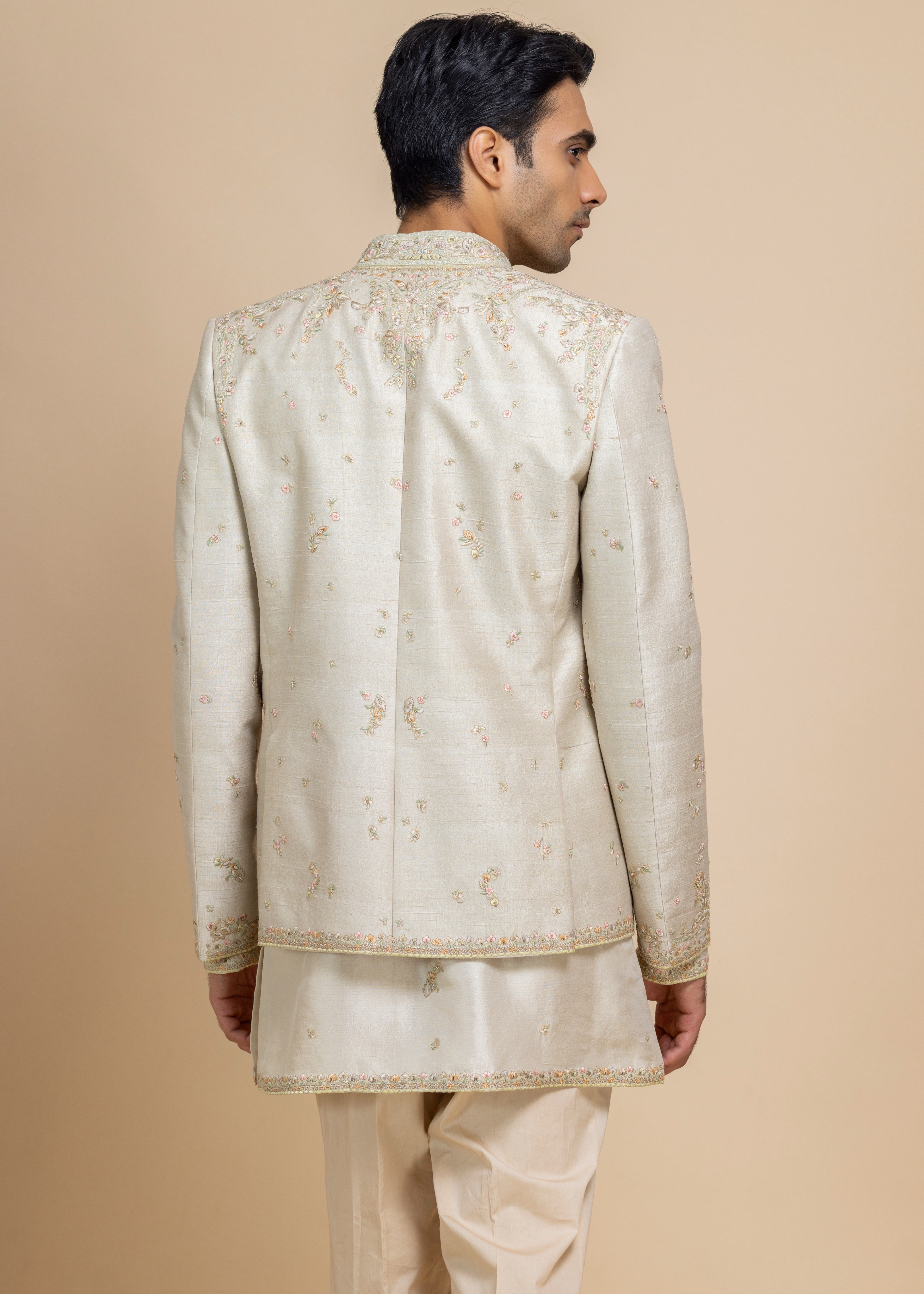 Nehrav Short Jacket Set