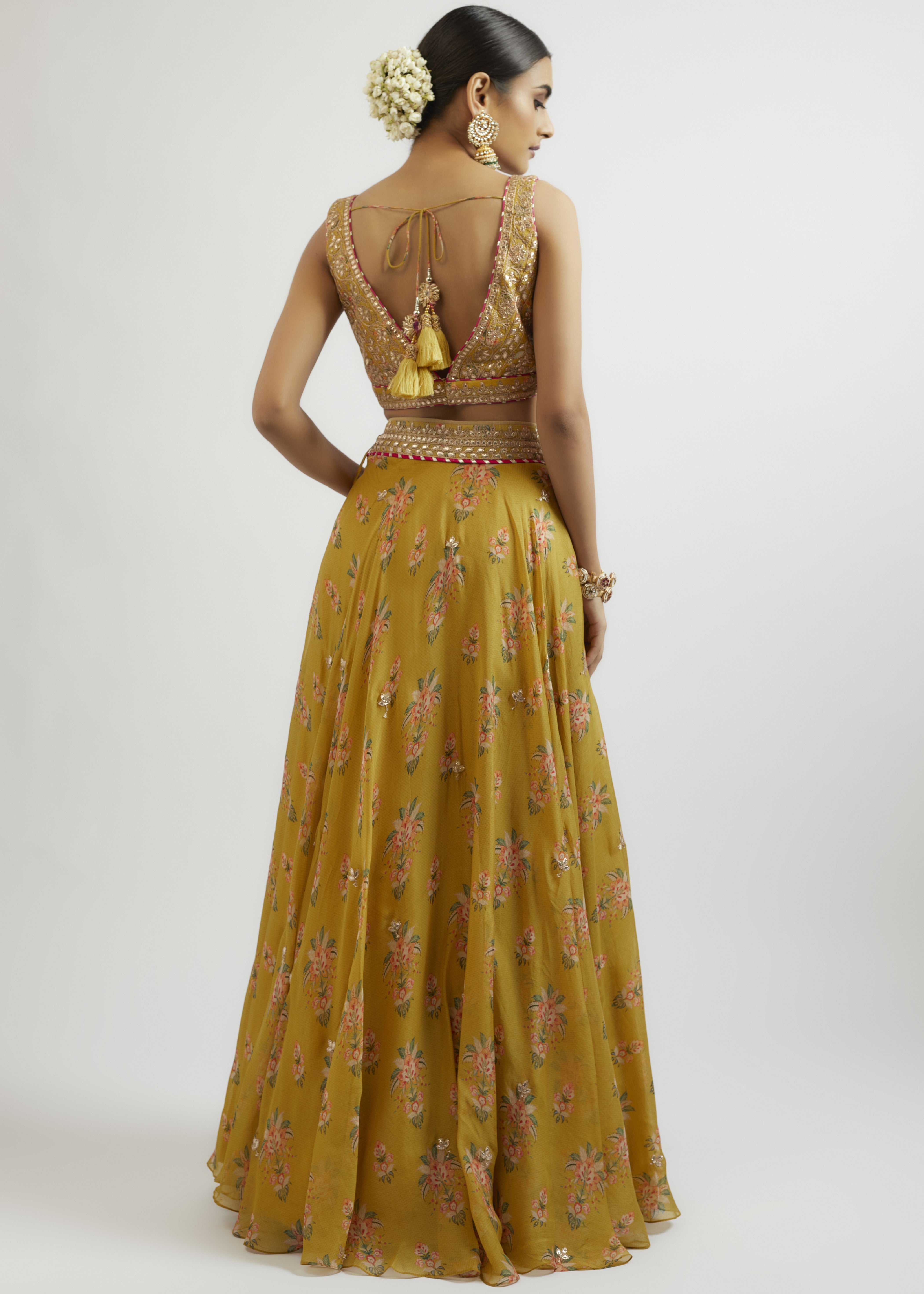 Mustard Esha Lehenga Set