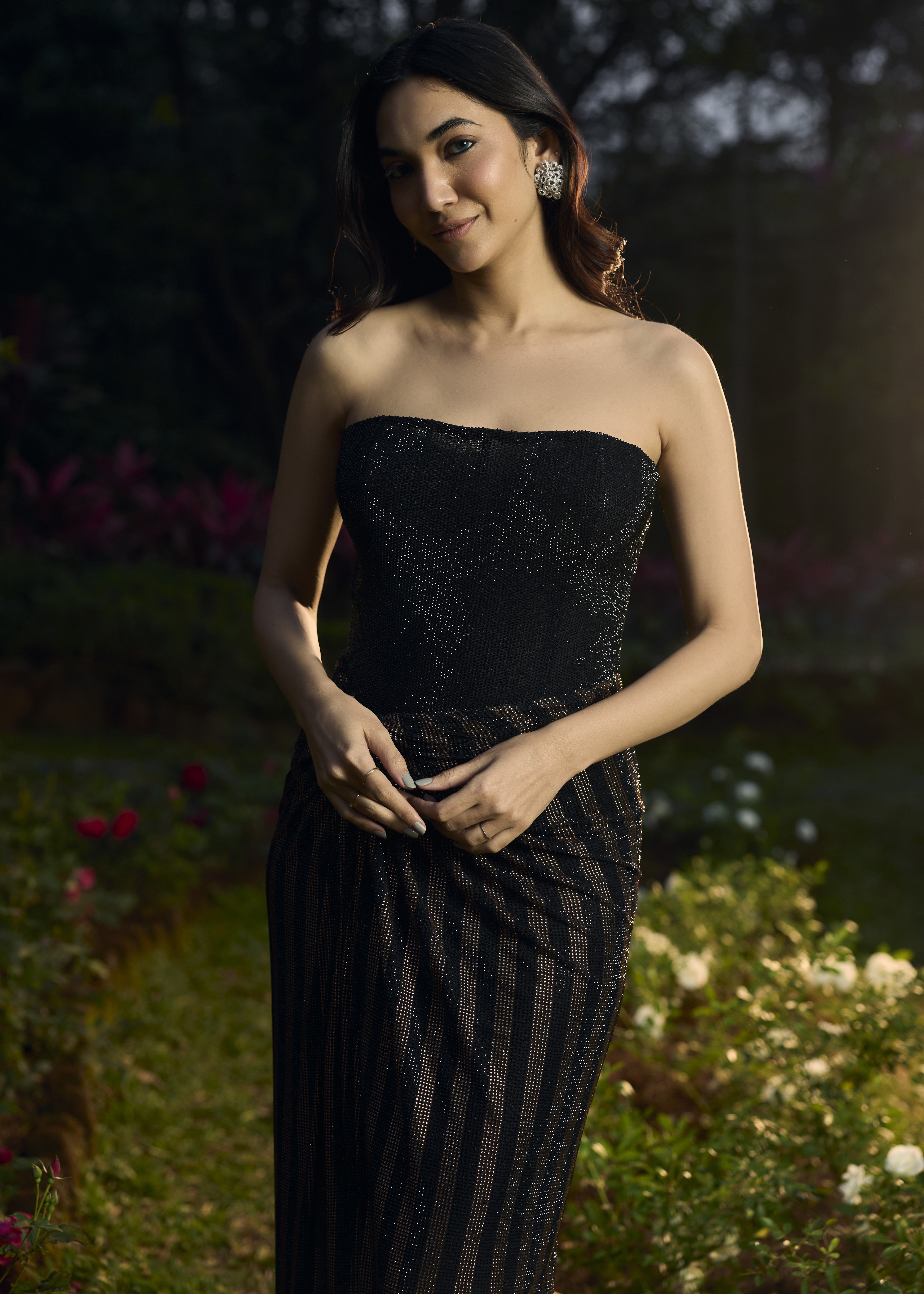 Shyamal Sona Crystal Gown
