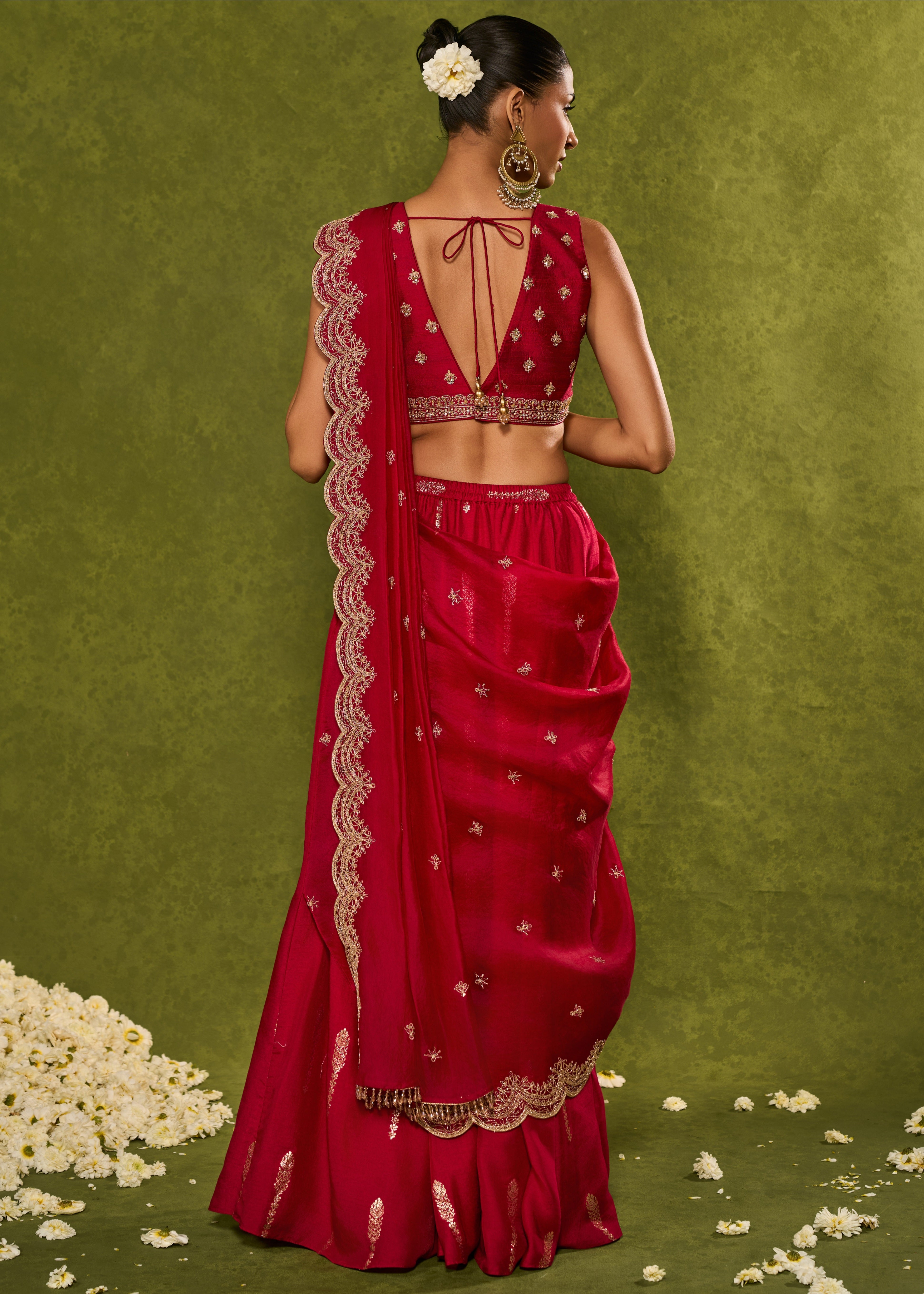 Amal Lehenga Sari
