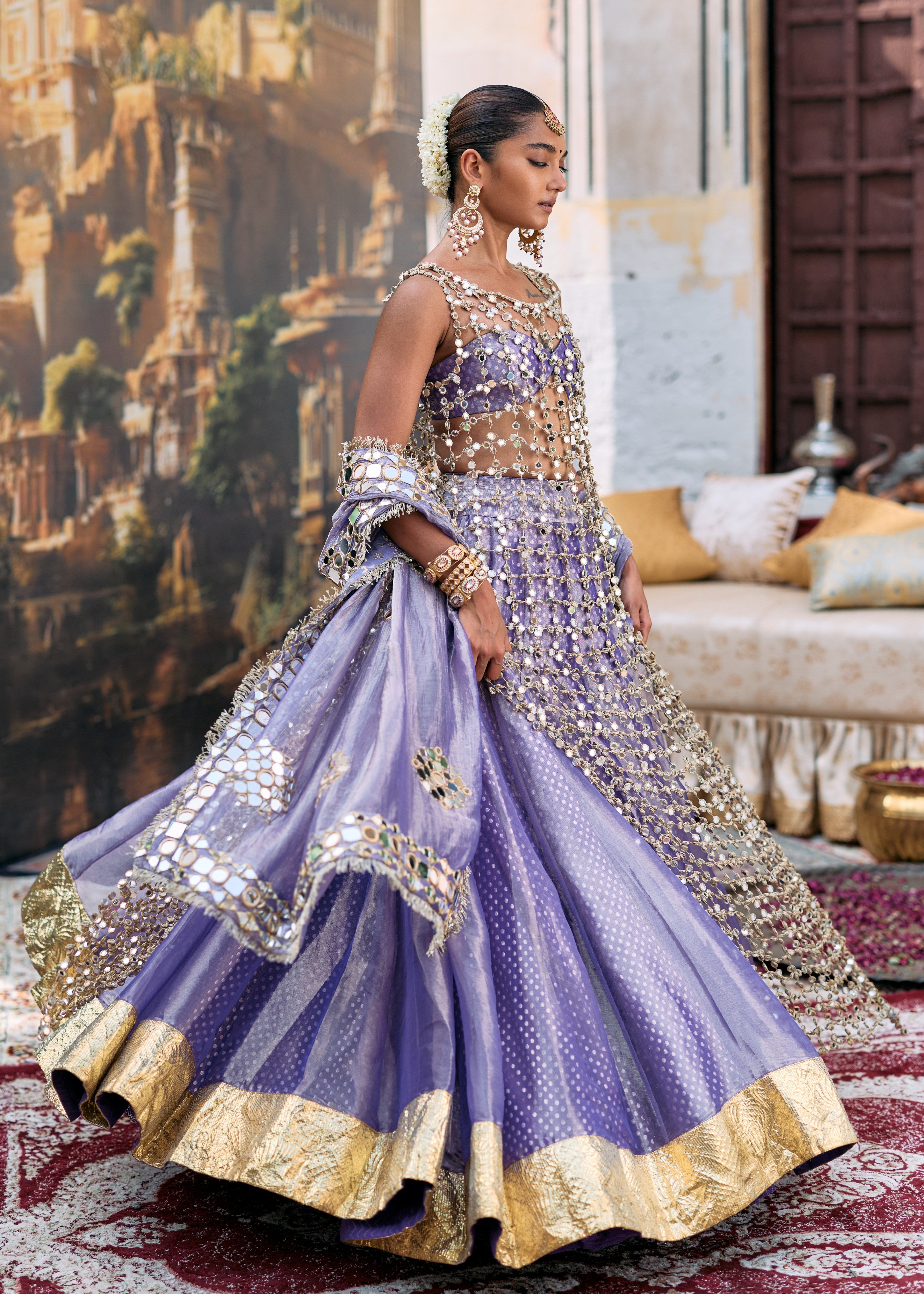 Prabha Lehenga Set With Dupatta