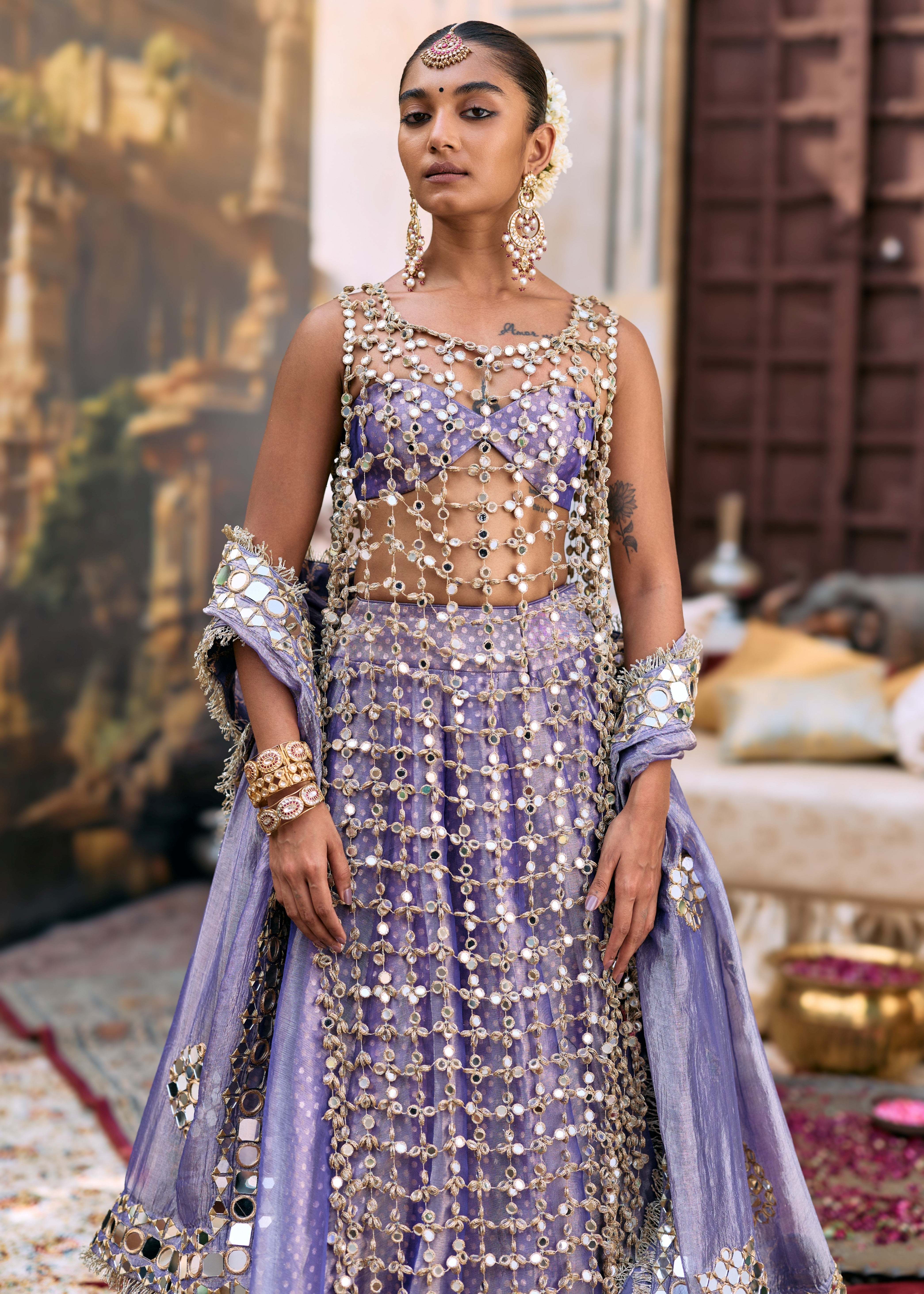 Prabha Lehenga Set With Dupatta