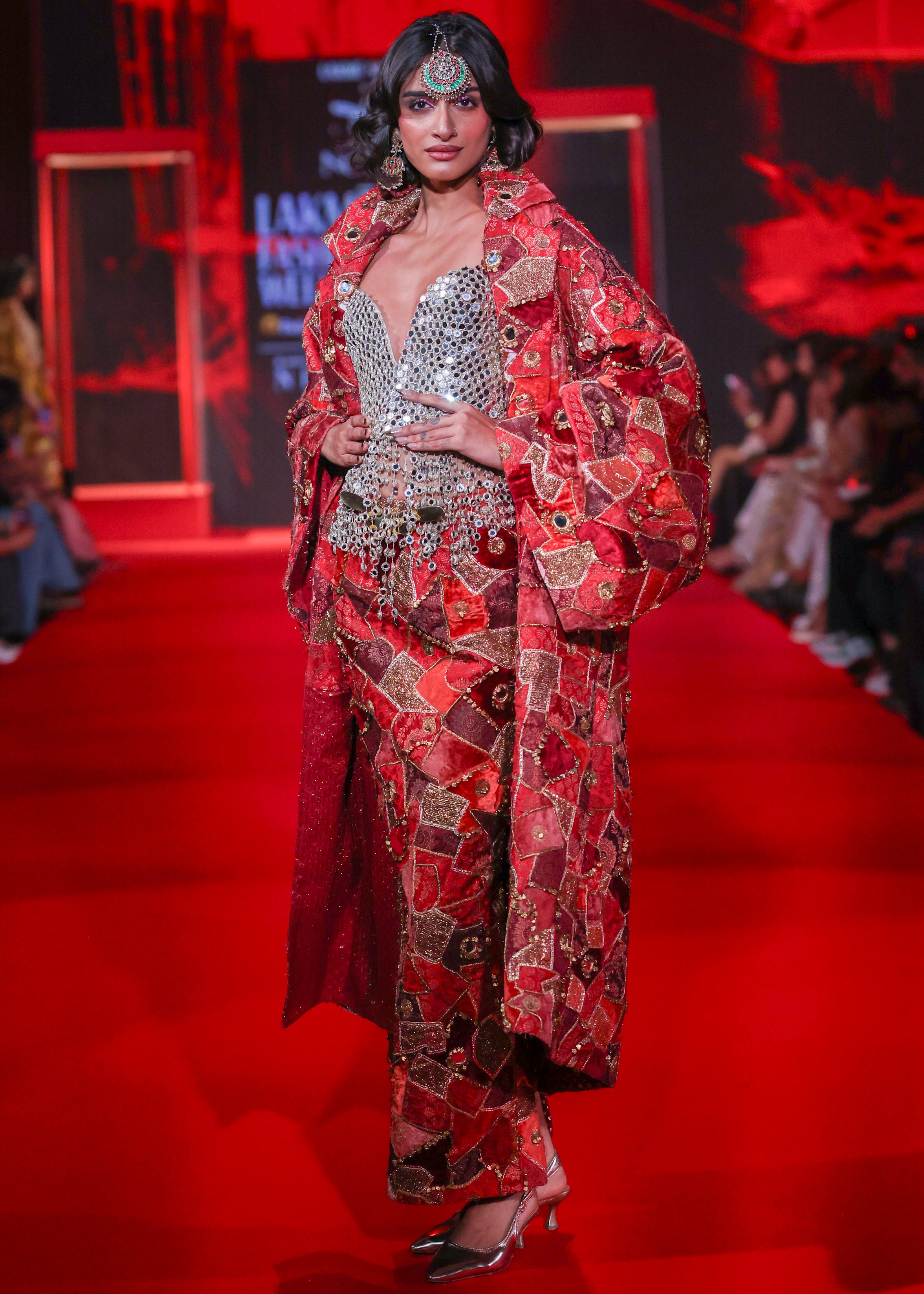 Vilasini Jacket And Skirt Set