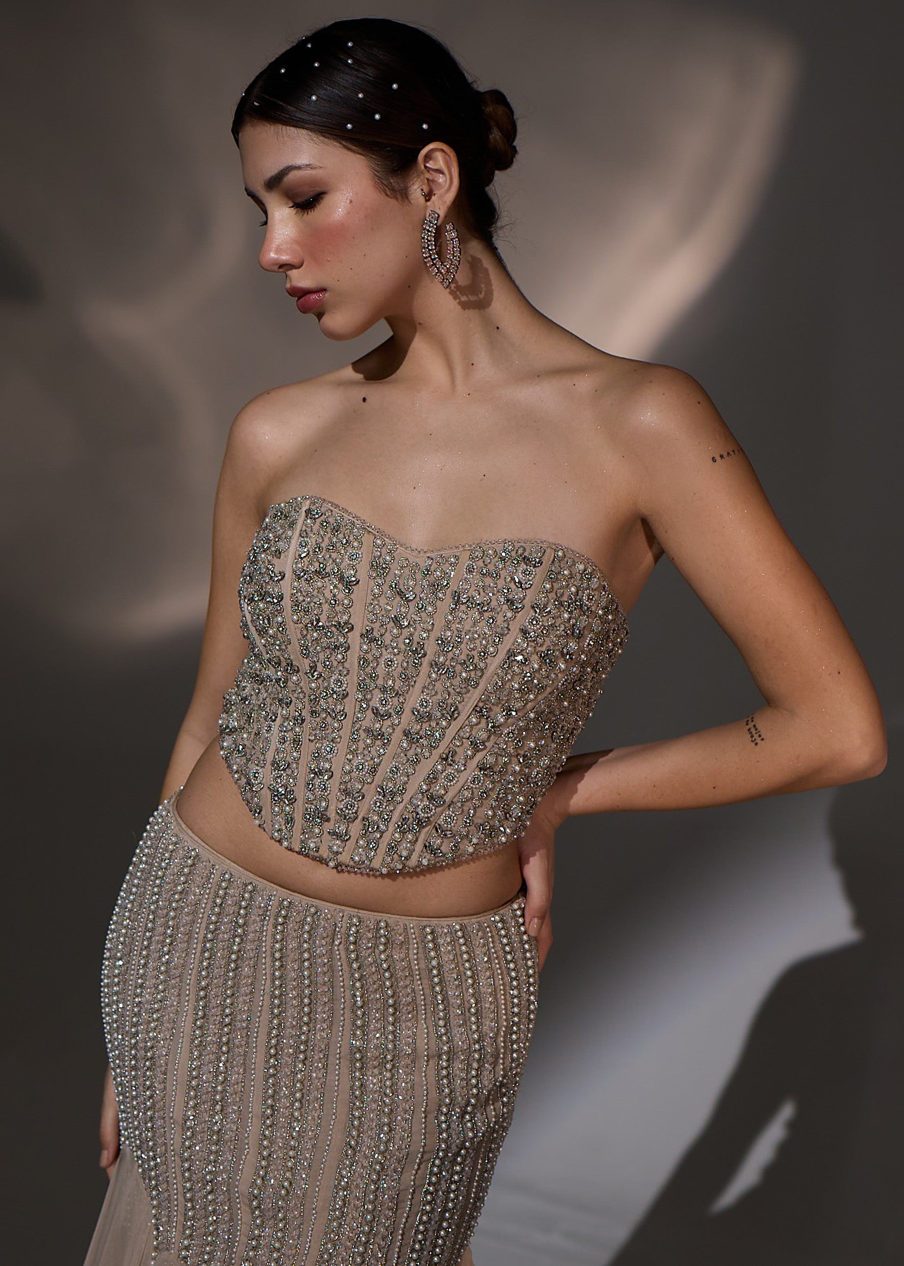 Fiona Corset-lehengas Set