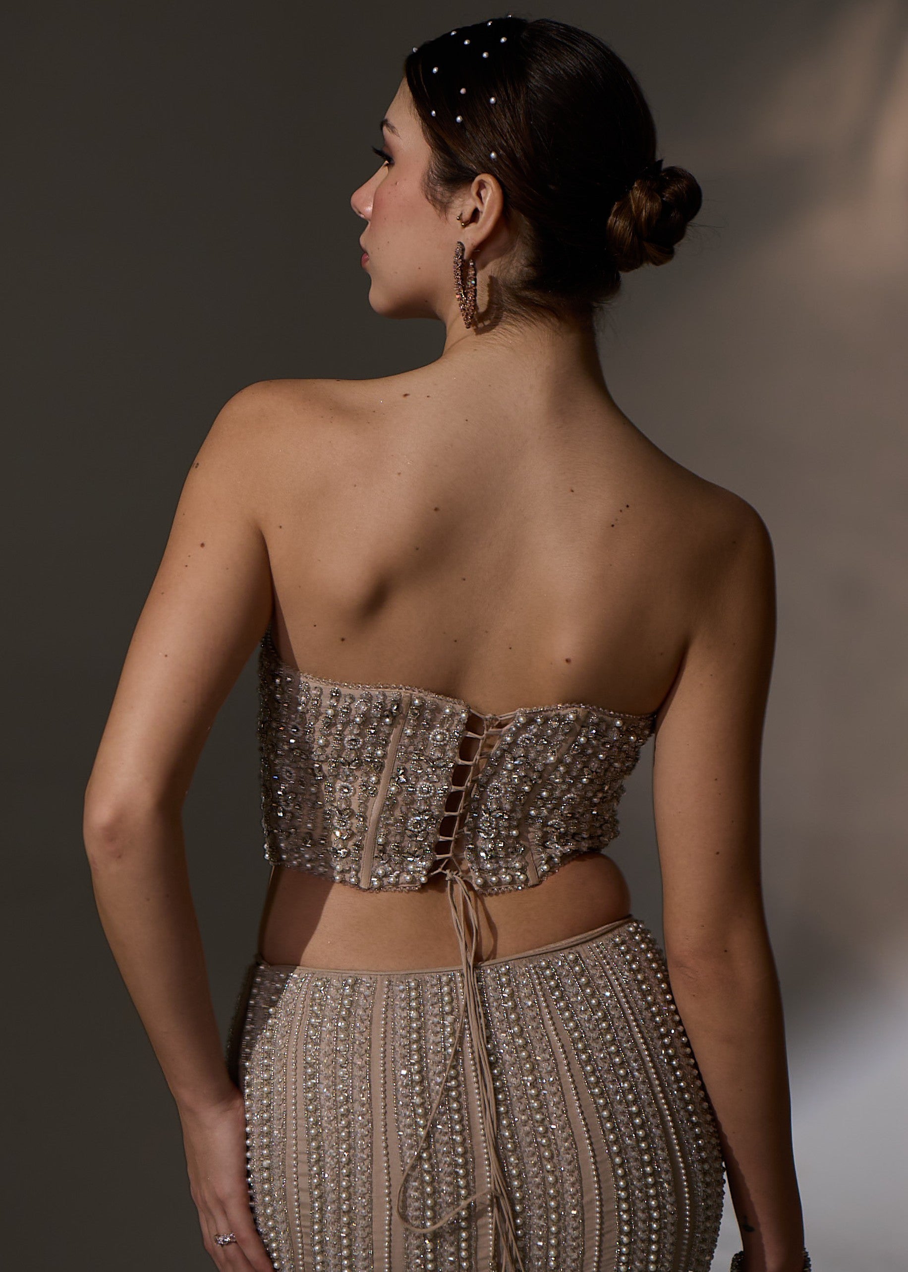 Fiona Corset-lehengas Set