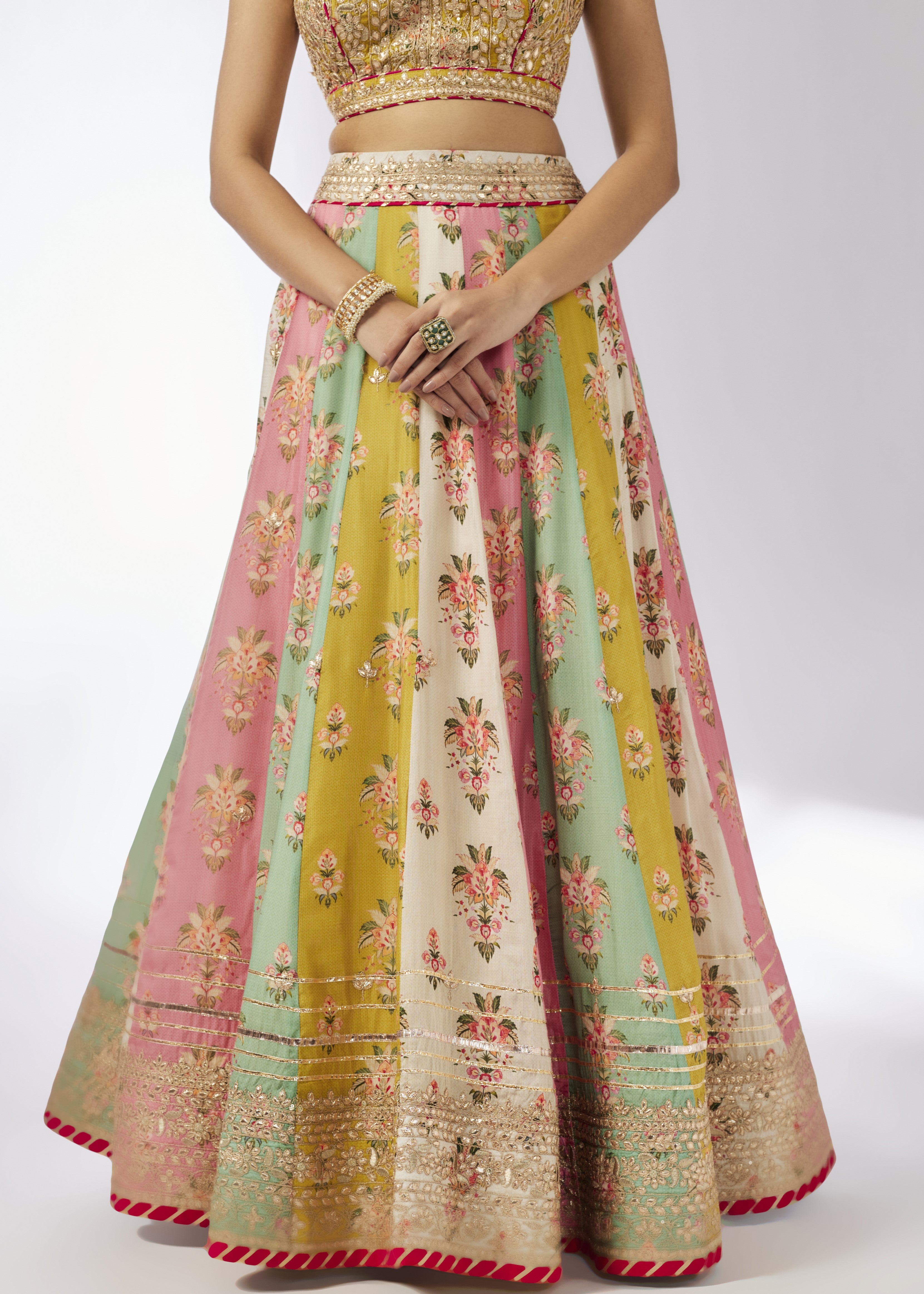 Multicolour Sayali Lehenga Set