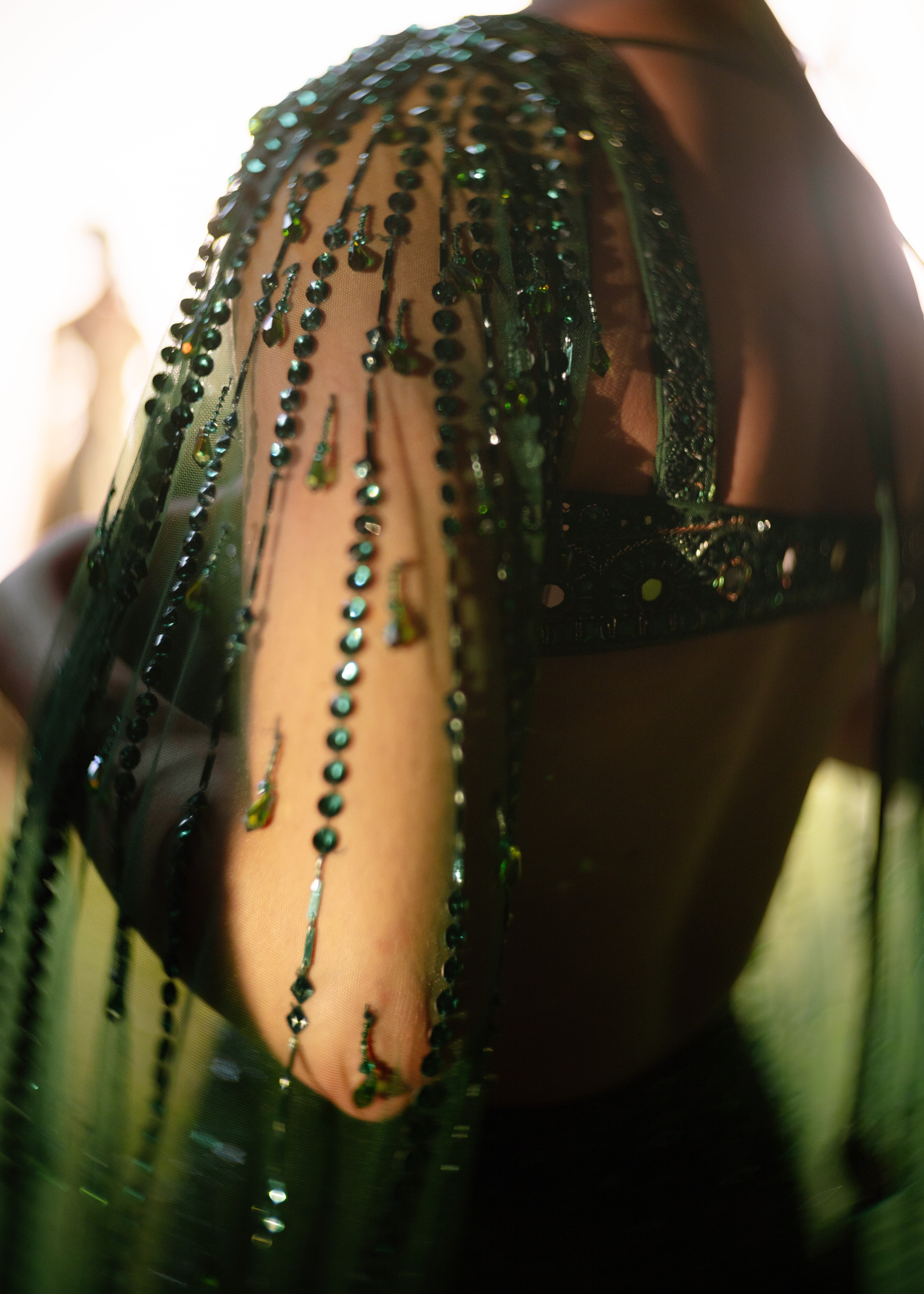Emerald Élan Lehenga Set