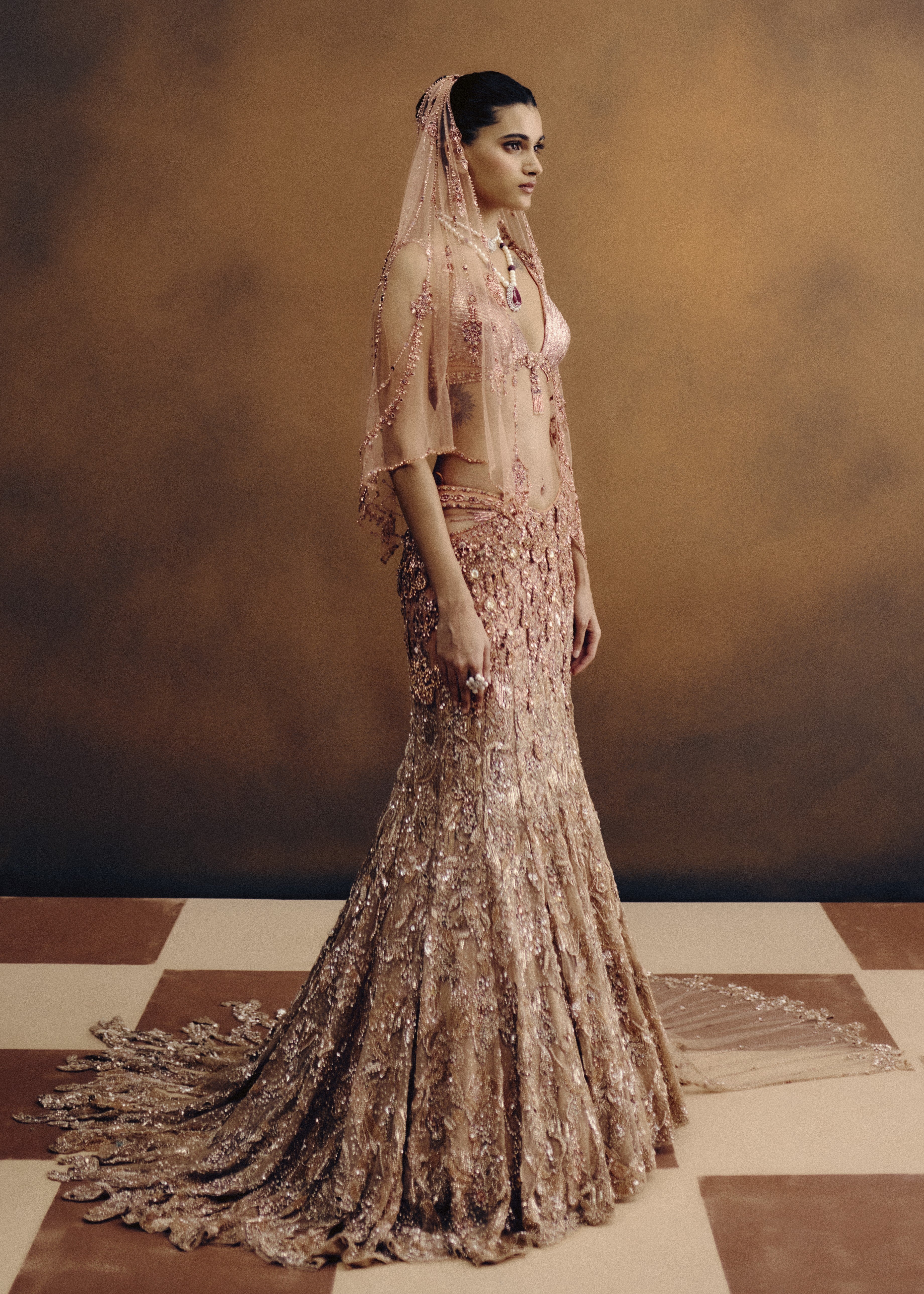 Amberlux Cocktail Lehenga