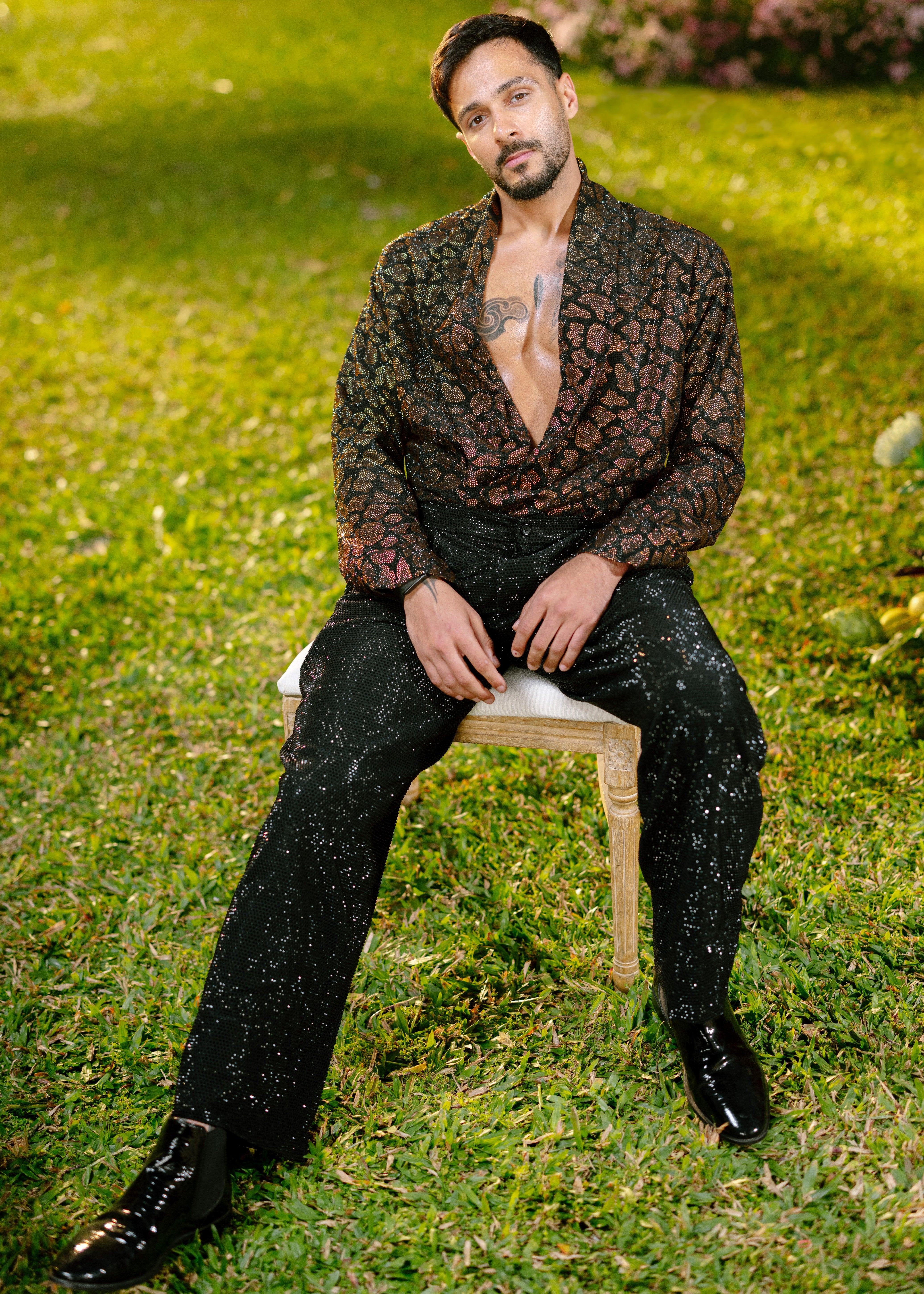 Noir Regent Shirt Set