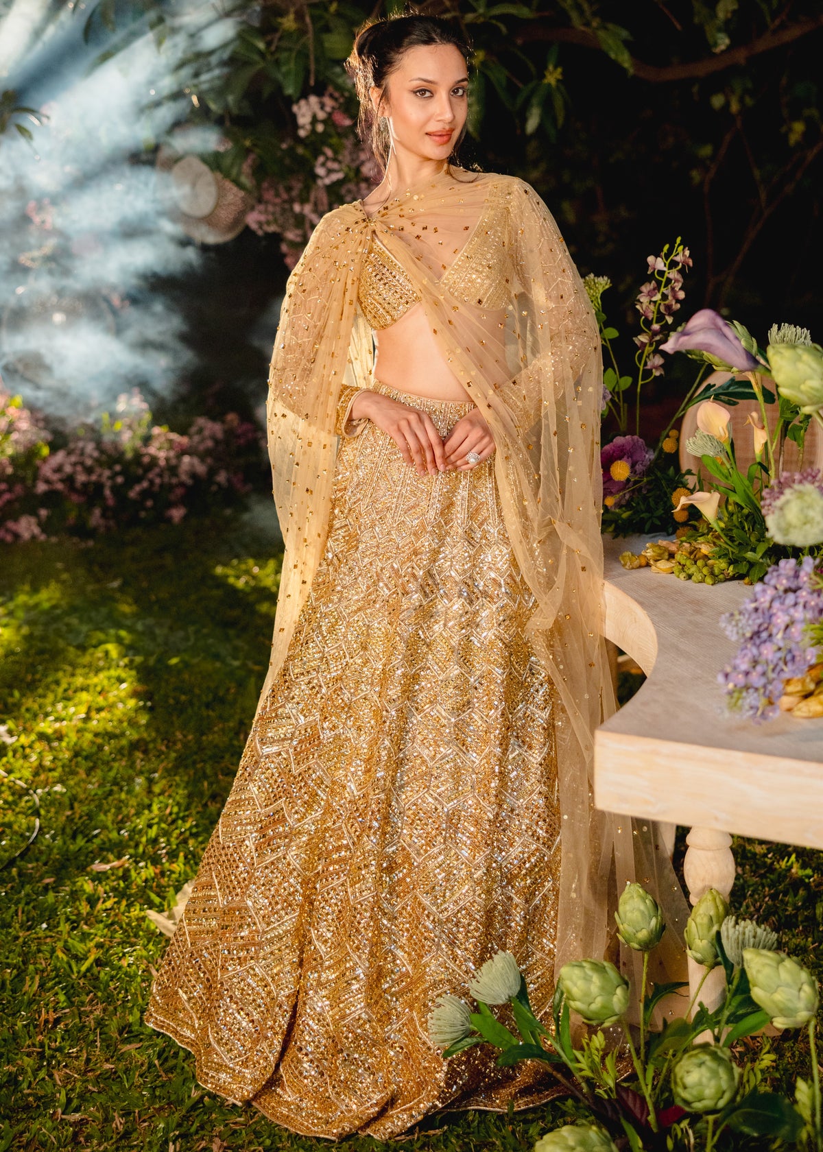 Golden Reverie Lehenga Set