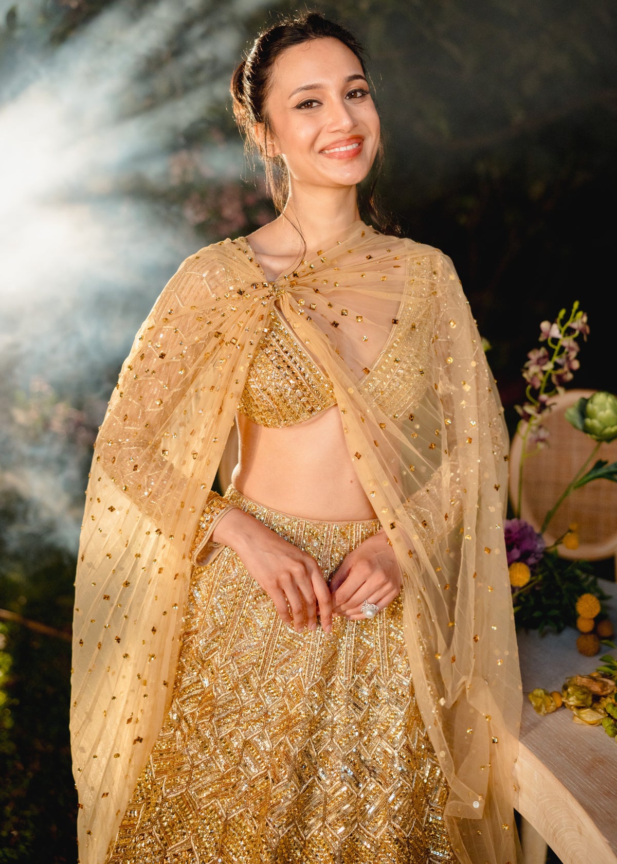 Golden Reverie Lehenga Set