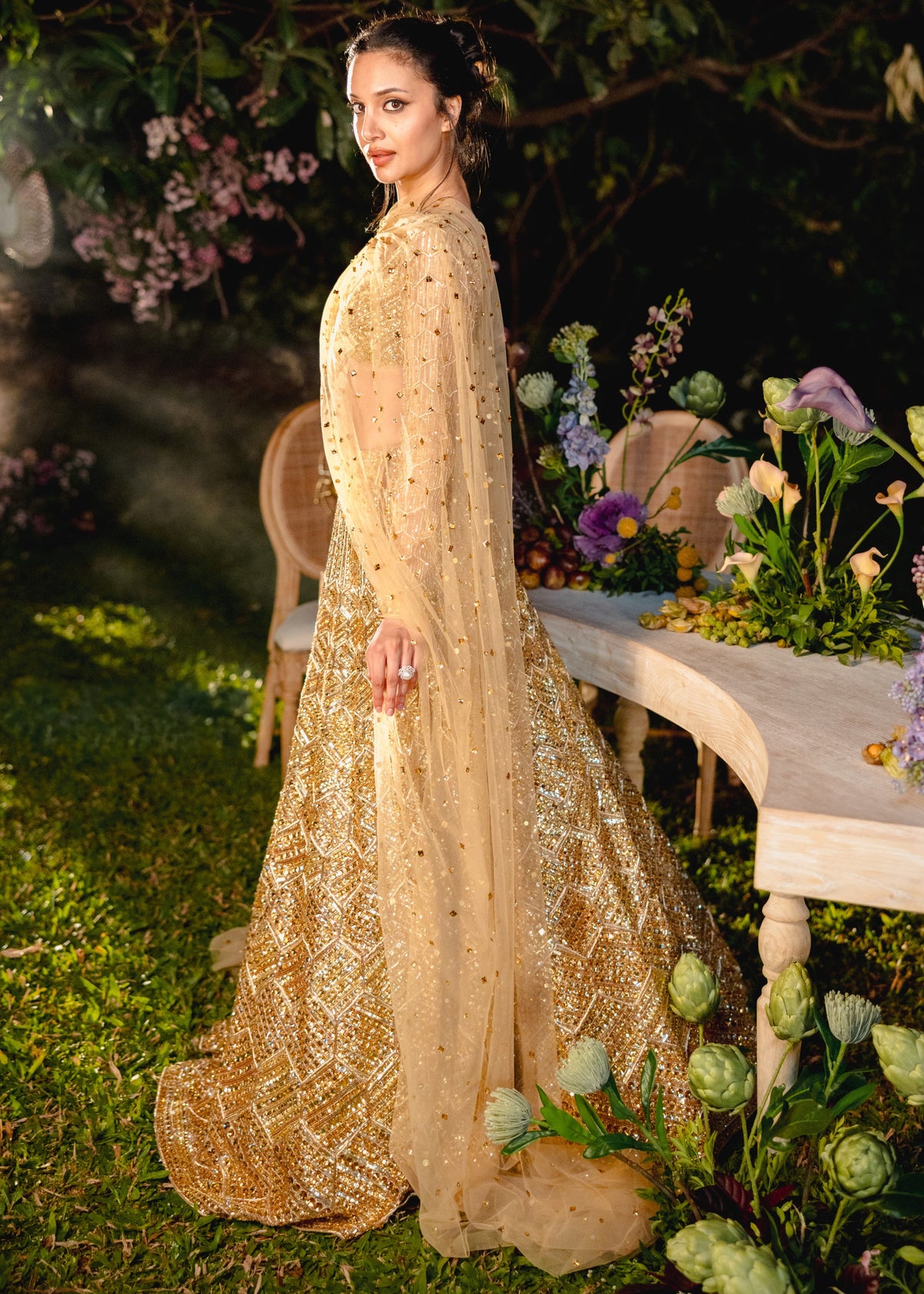 Golden Reverie Lehenga Set