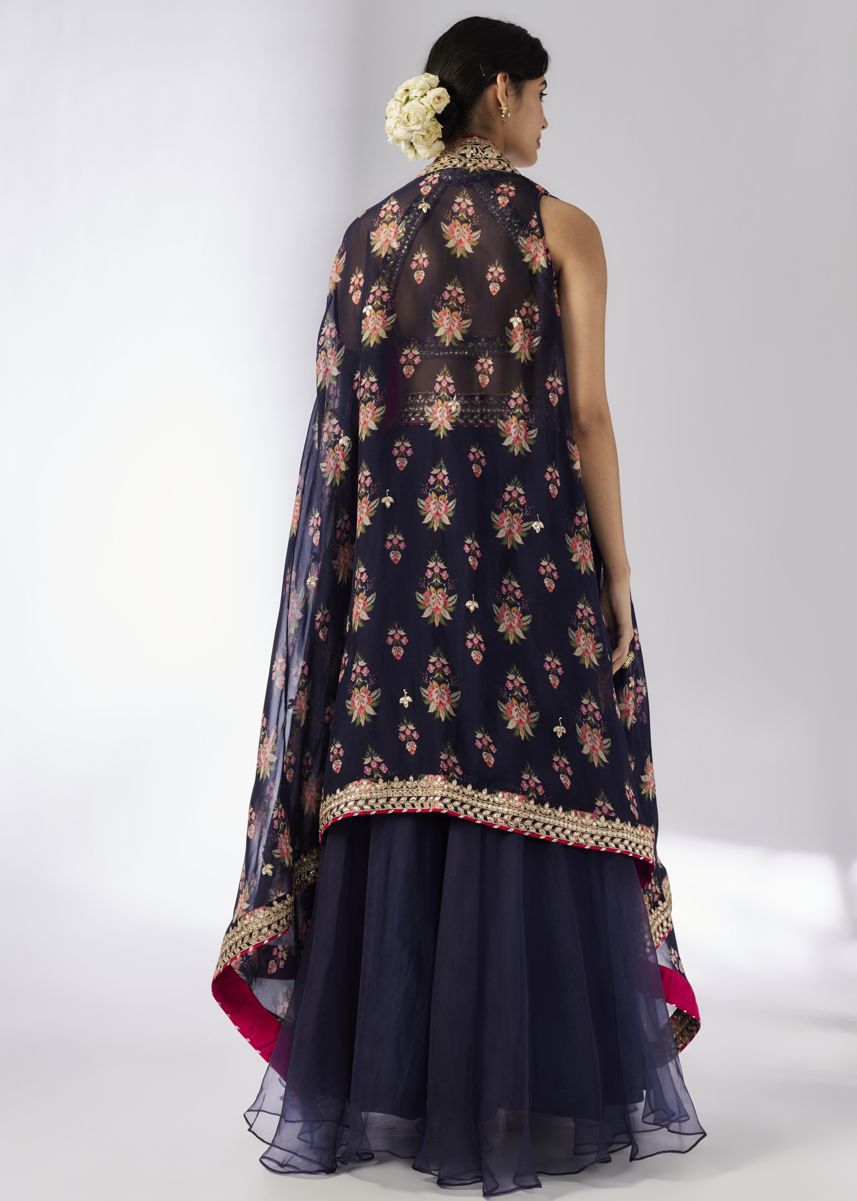 Navy Blue Utsavi Lehenga Set