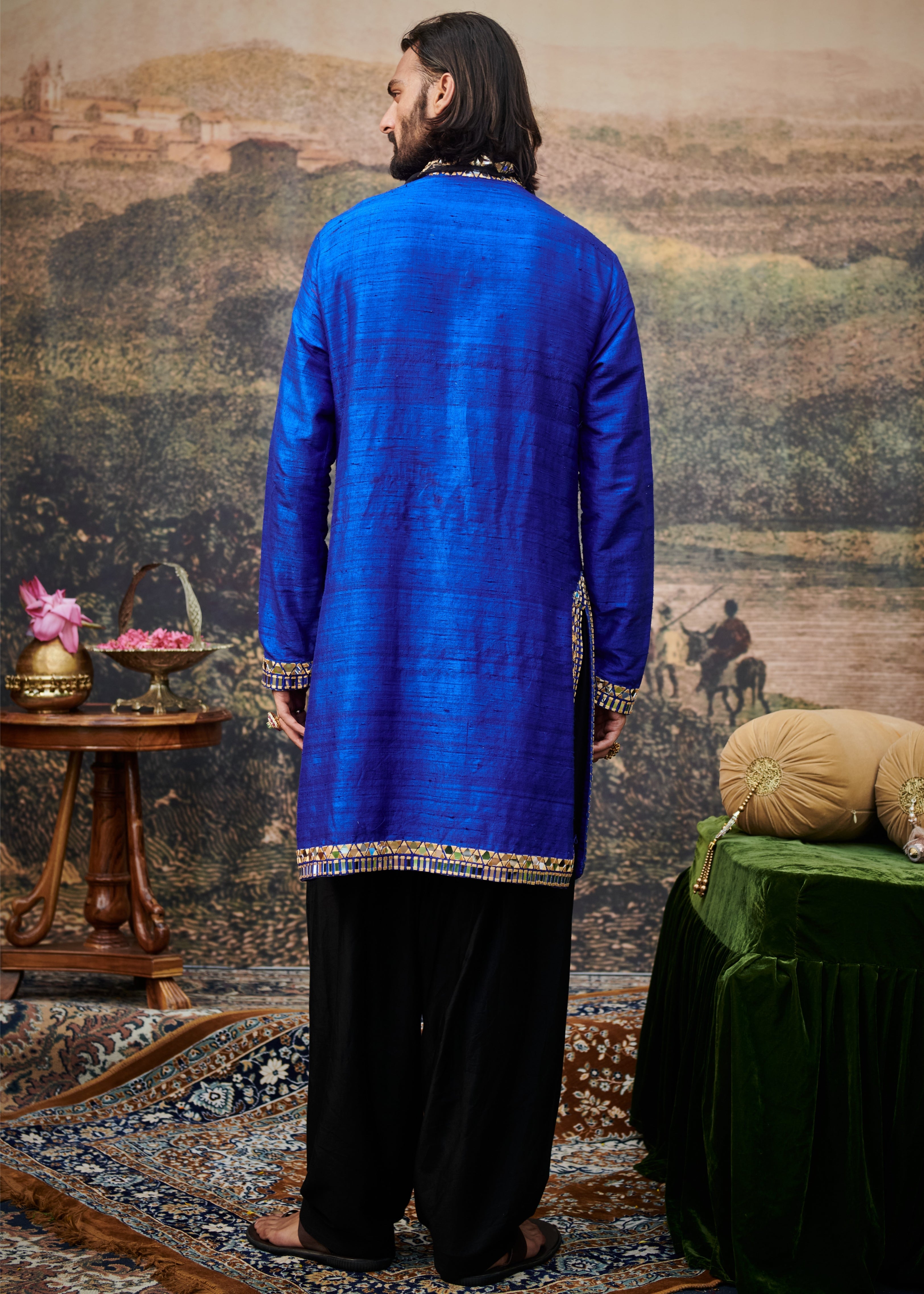 Sufi Kurta Set And Stole
