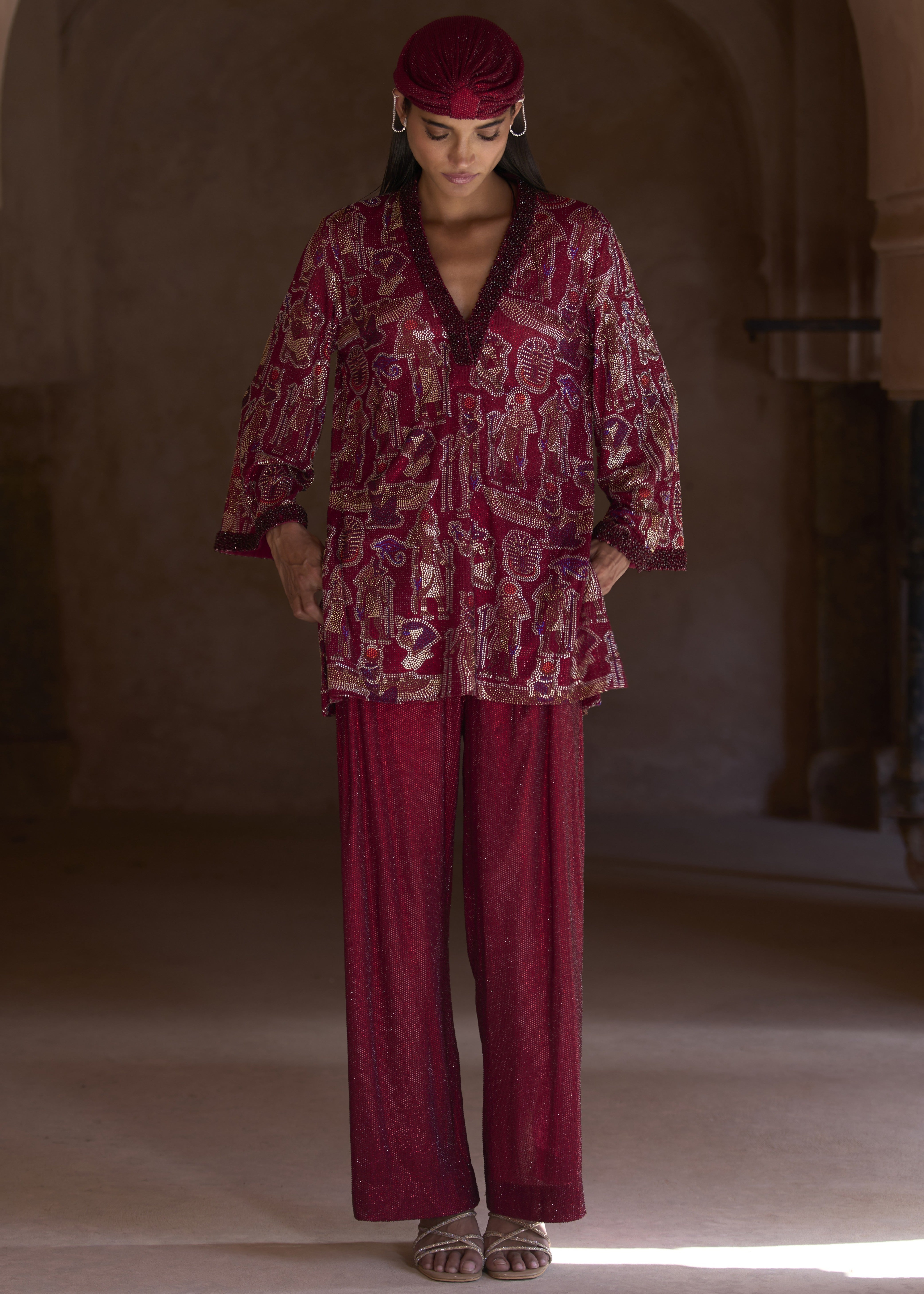 Nebeth Tunic And Pants Set