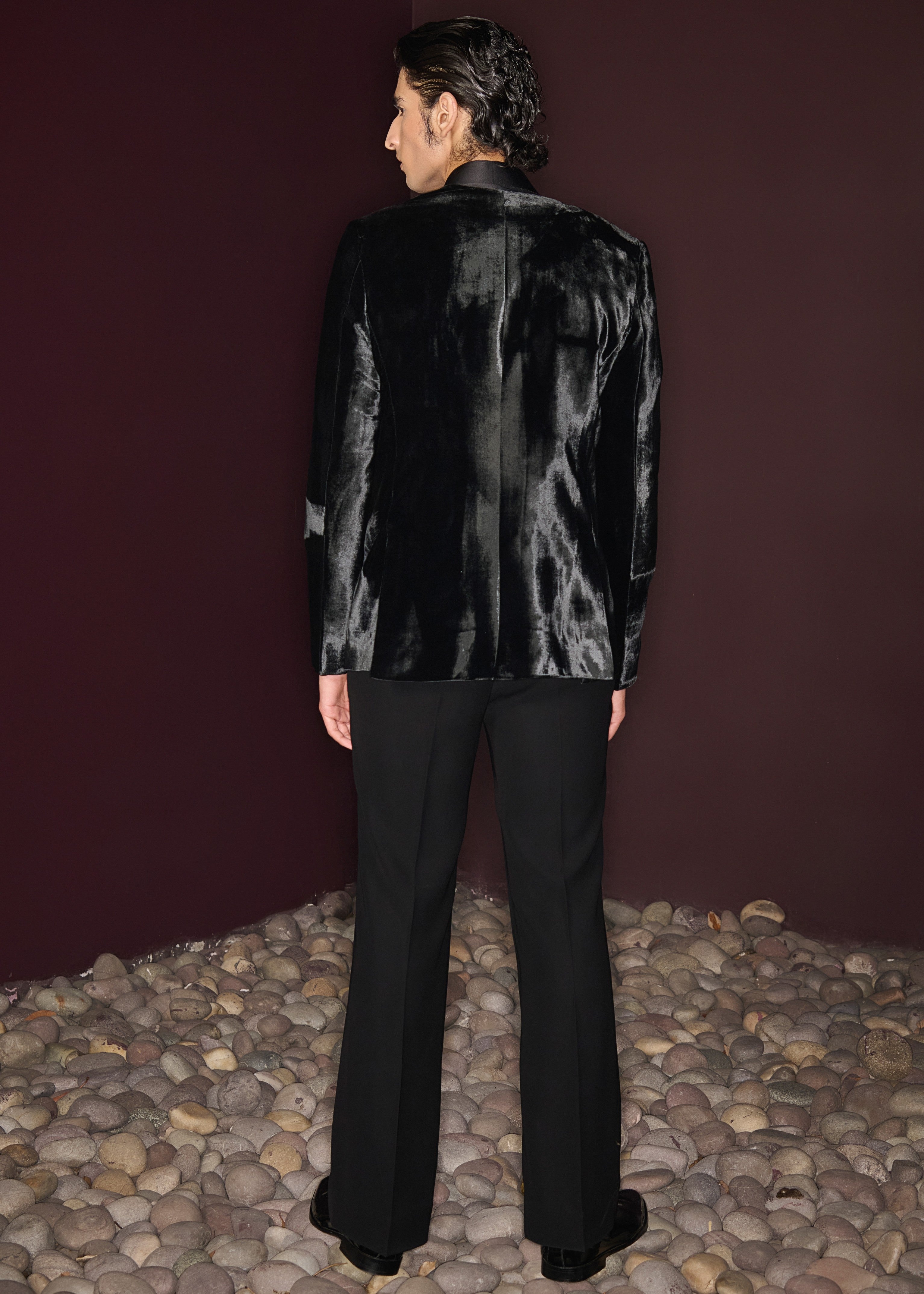 Velvet Dusk Tuxedo Set