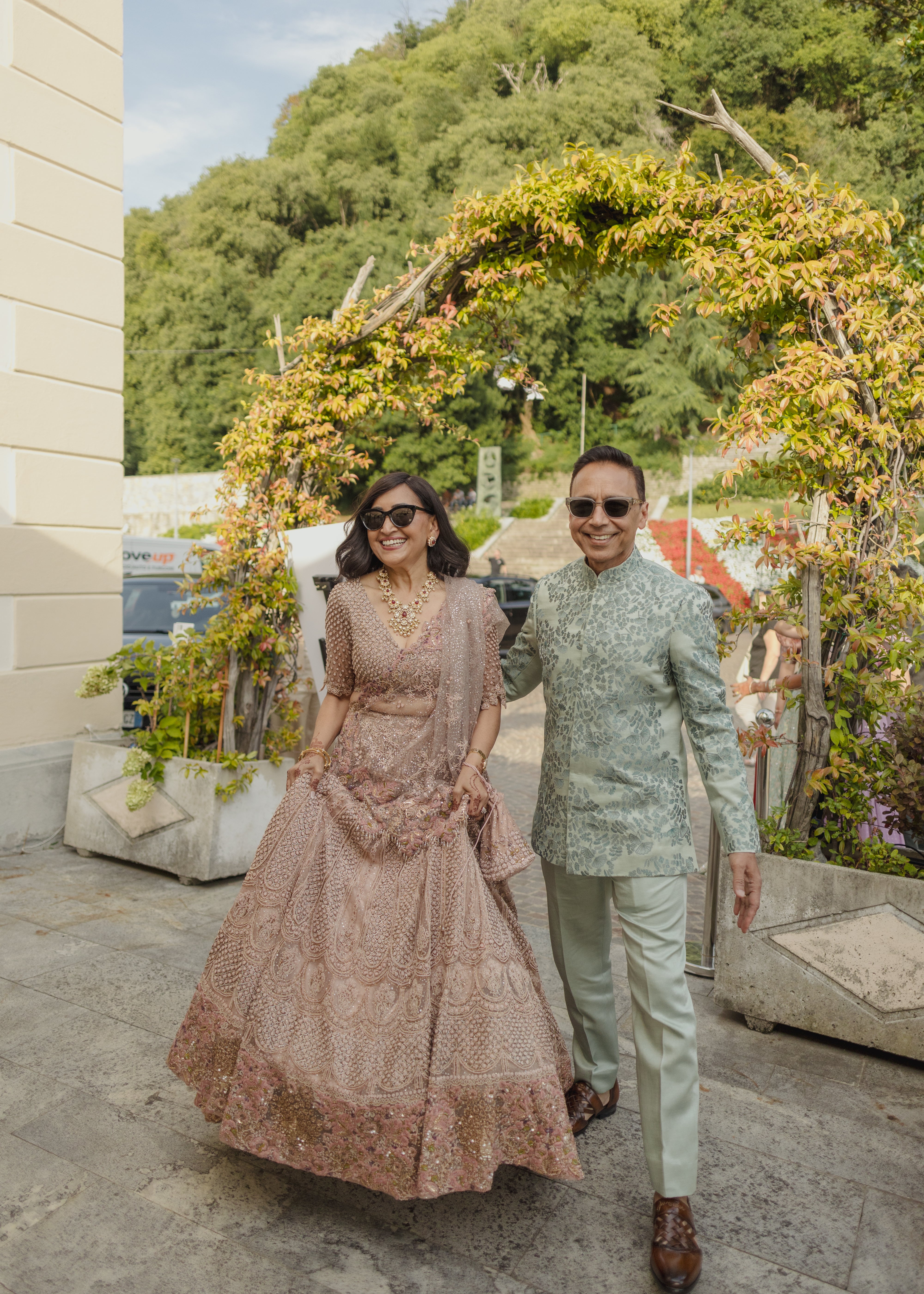 Mother-of-the-Bride Sangeet Lehenga Set
