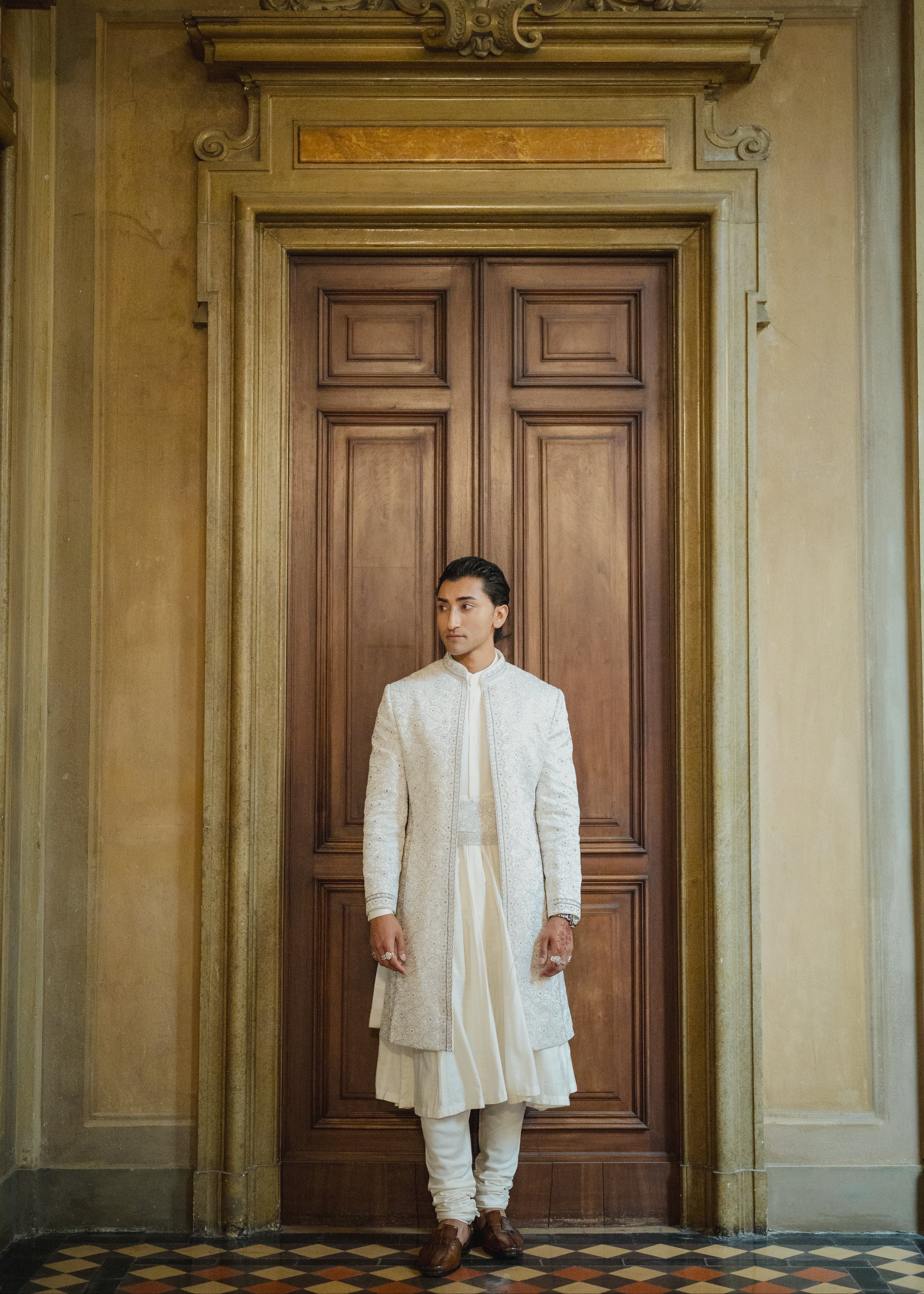 Nikhil's Wedding Ceremony Sherwani Set